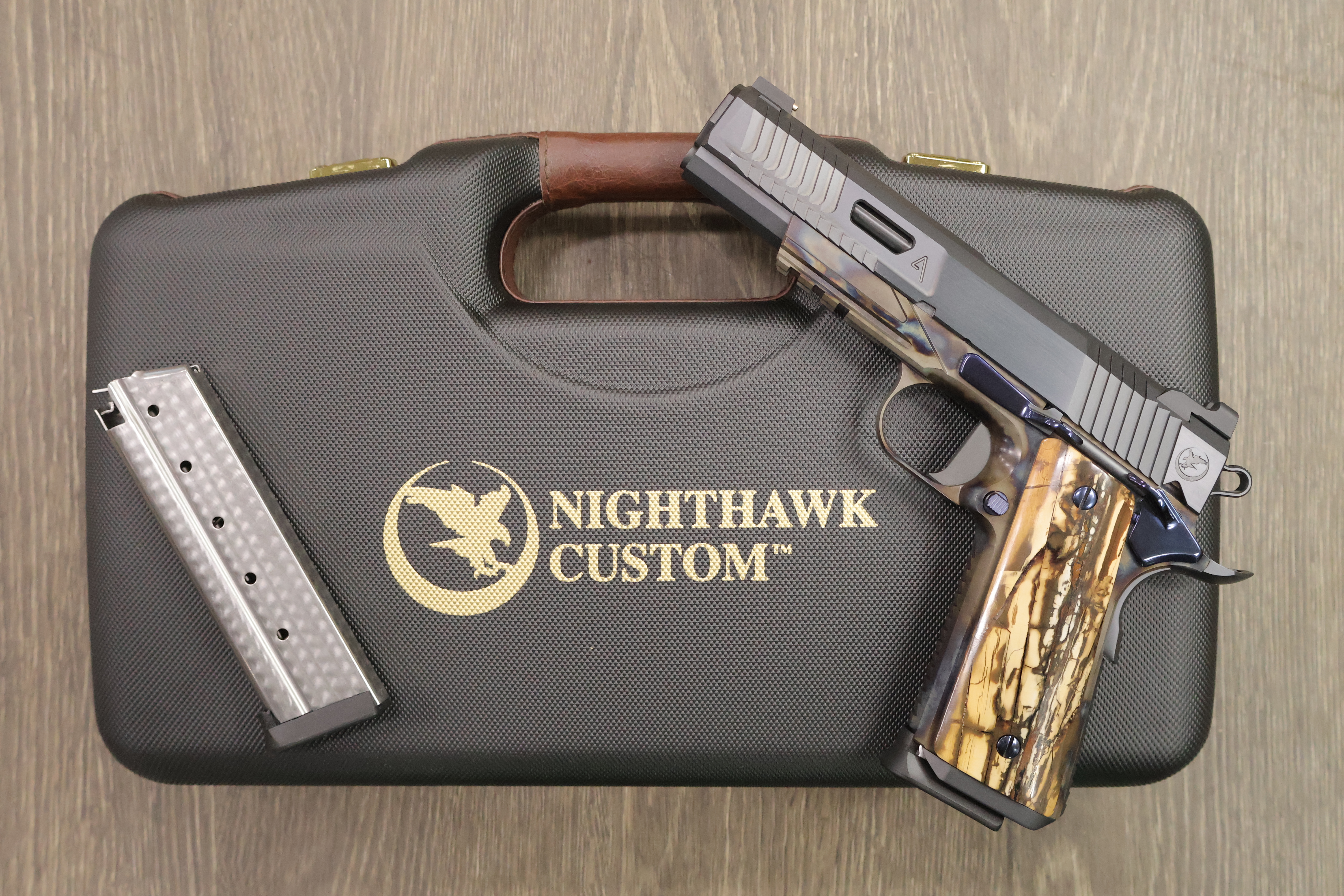 NIGHTHAWK 1911 VIP AGENT2 GOVERNMENT TURNBULL CASE COLOR FRAME 5" BBL 9MM-img-5