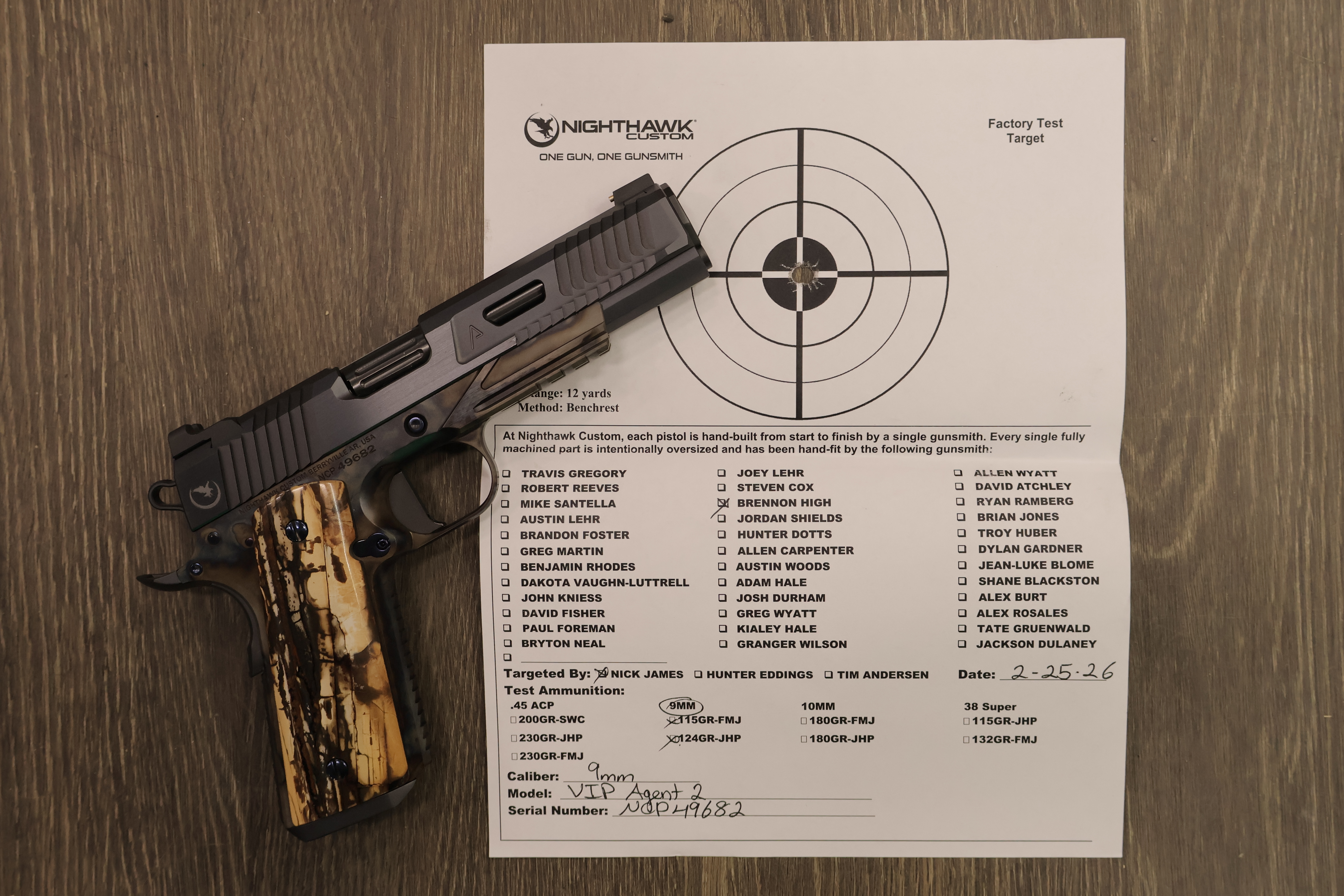 NIGHTHAWK 1911 VIP AGENT2 GOVERNMENT TURNBULL CASE COLOR FRAME 5" BBL 9MM-img-7