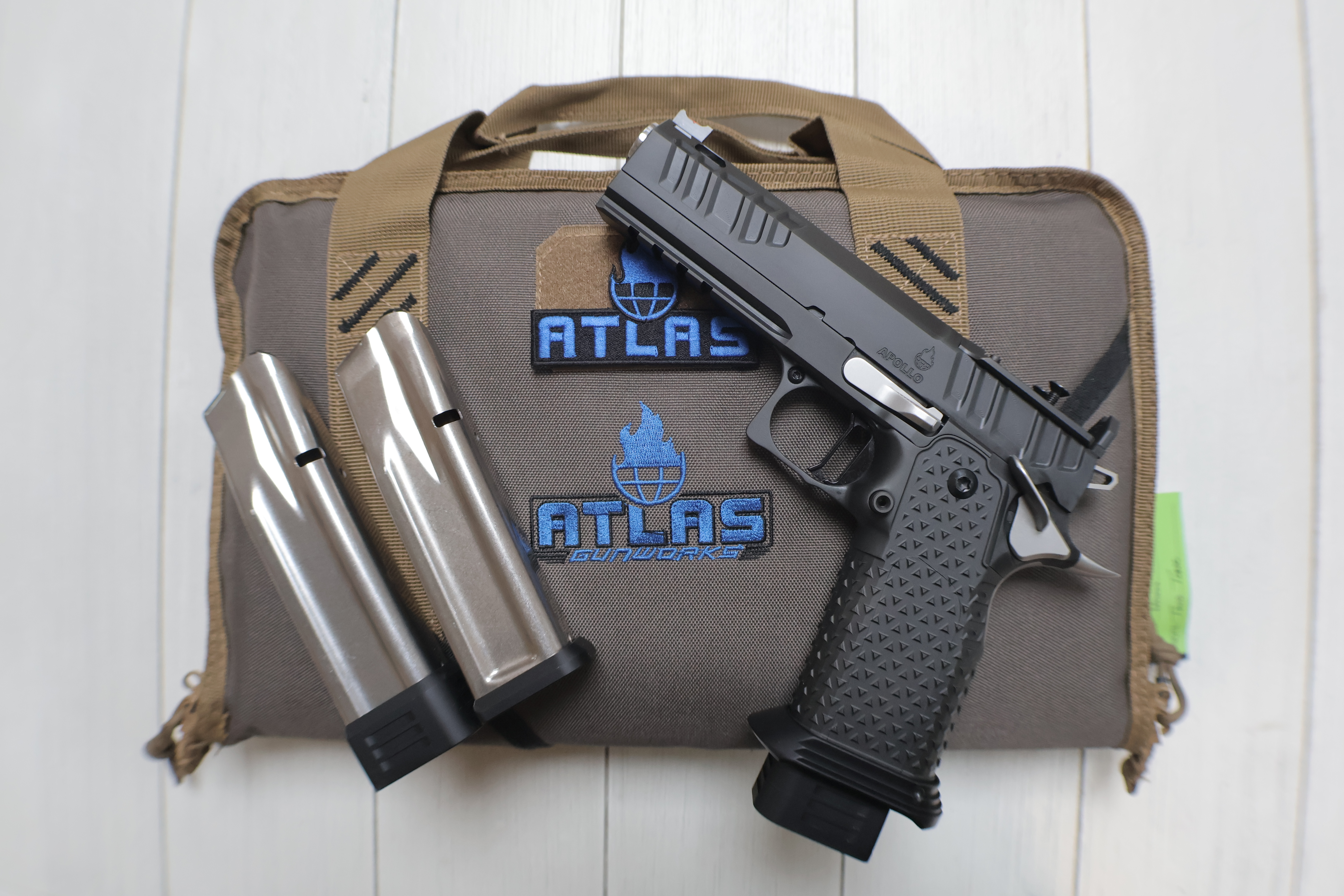ATLAS APOLLO V2 HC1911 TWO-TONE DLC MEDIUM FLAT BLACK PORTED 4.6