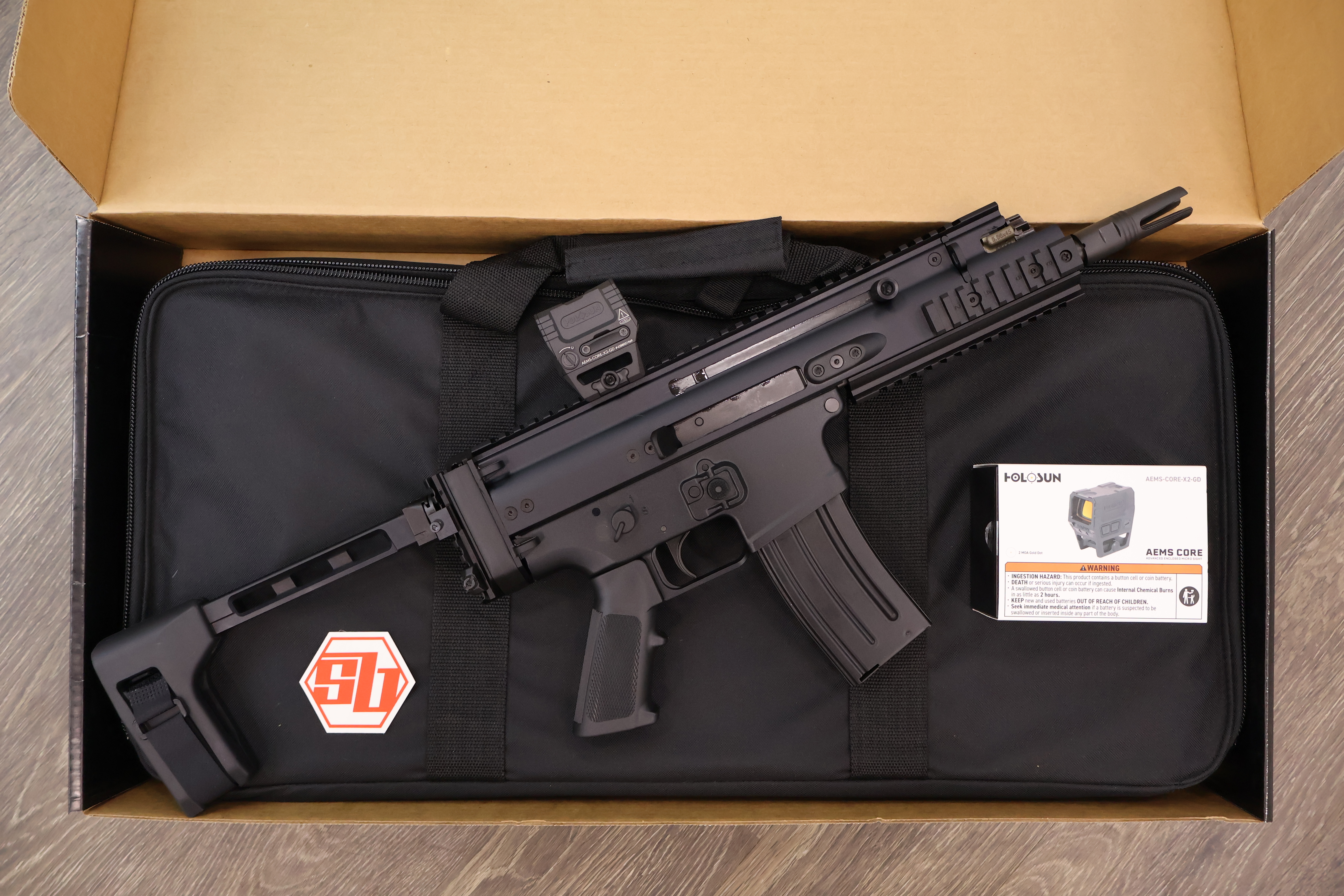 FNH USA SCAR 15P VPR PISTOL BLK FINISH 1913 BRACE READY 30RND 7.5" BBL 5.56-img-0