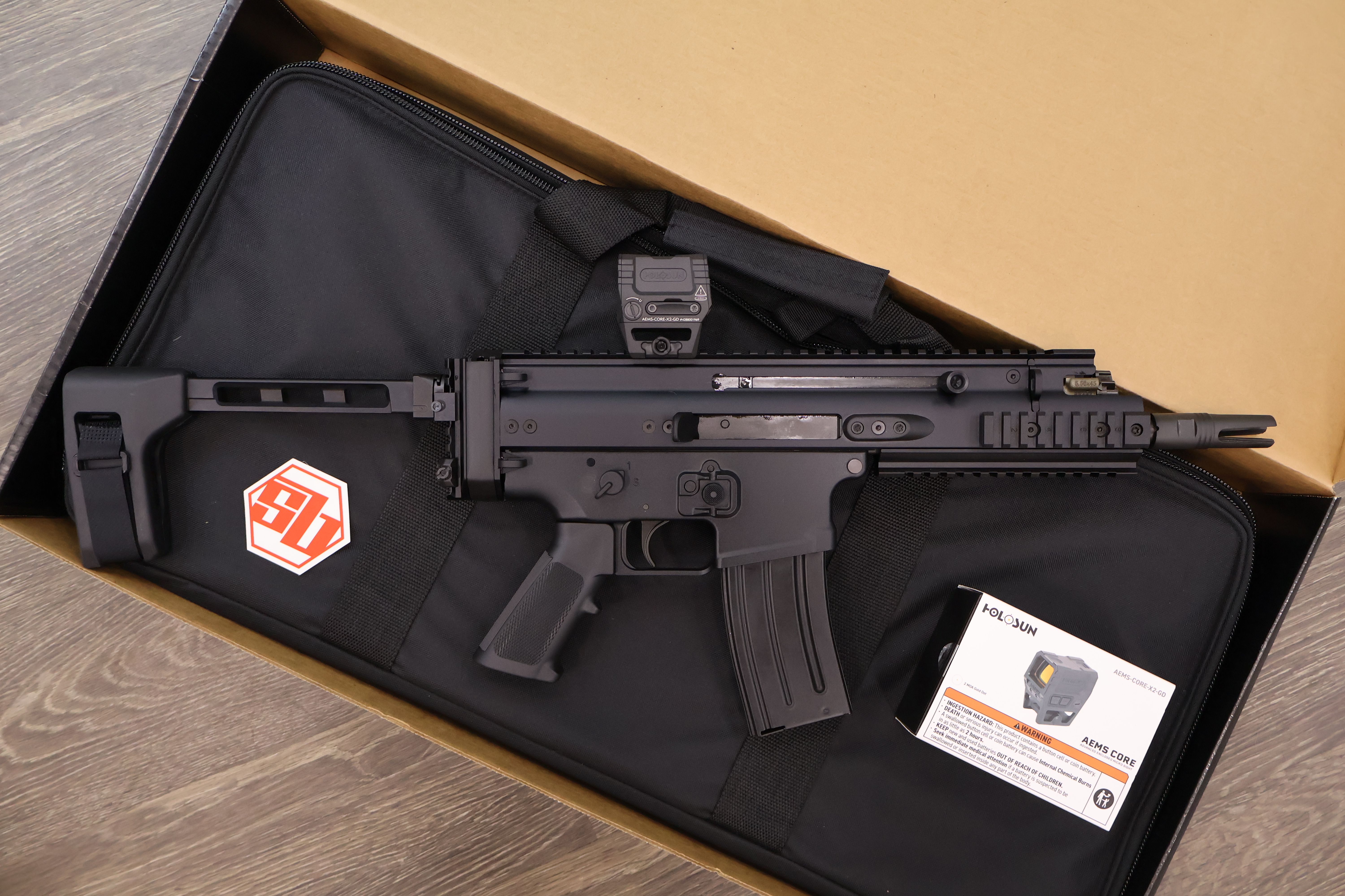 FNH USA SCAR 15P VPR PISTOL BLK FINISH 1913 BRACE READY 30RND 7.5" BBL 5.56-img-1