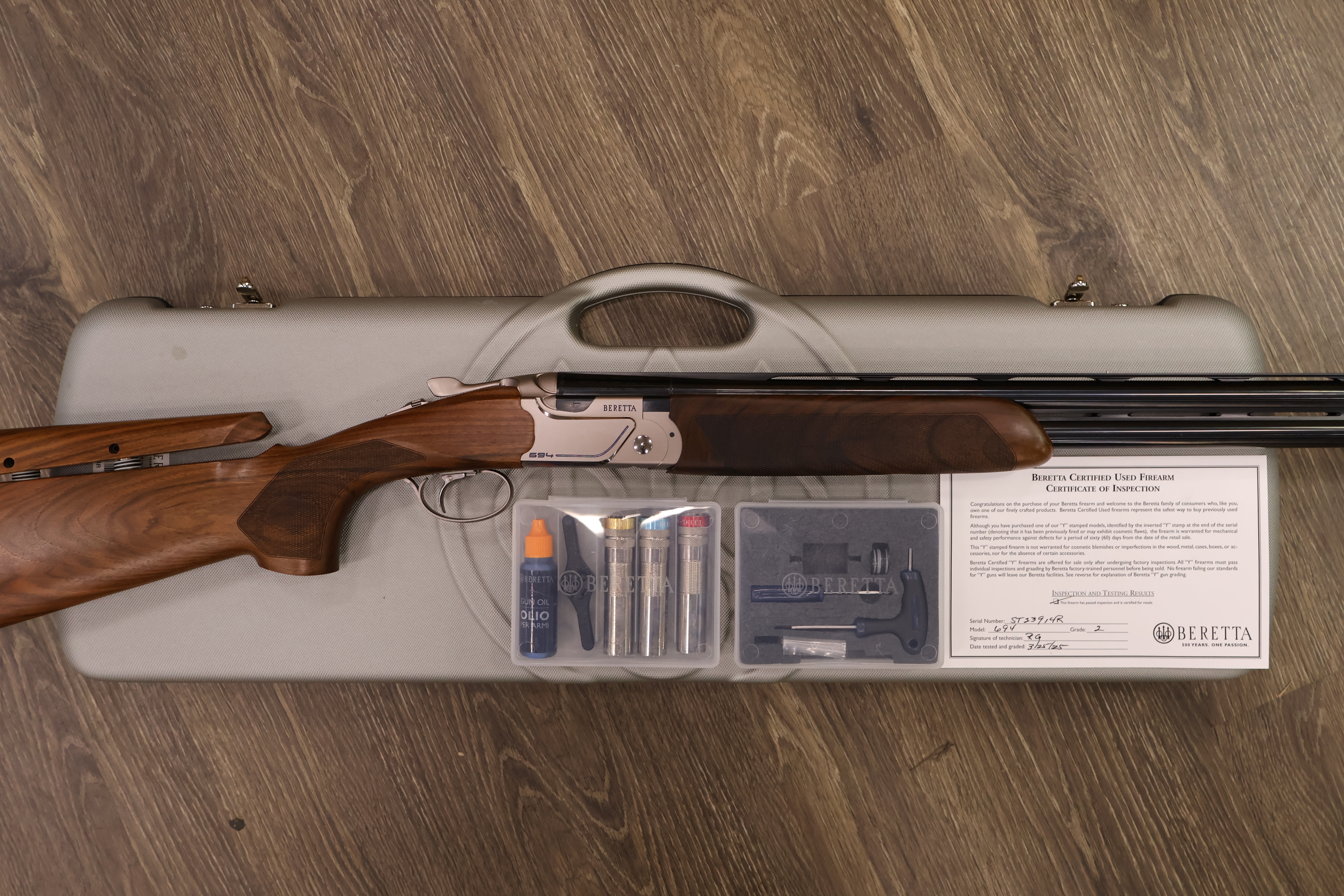 BERETTA 694 SPORTING VITTORIA B-FAST SILVER RECEIVER ADJ. COMB 30" BBL 12GA-img-5