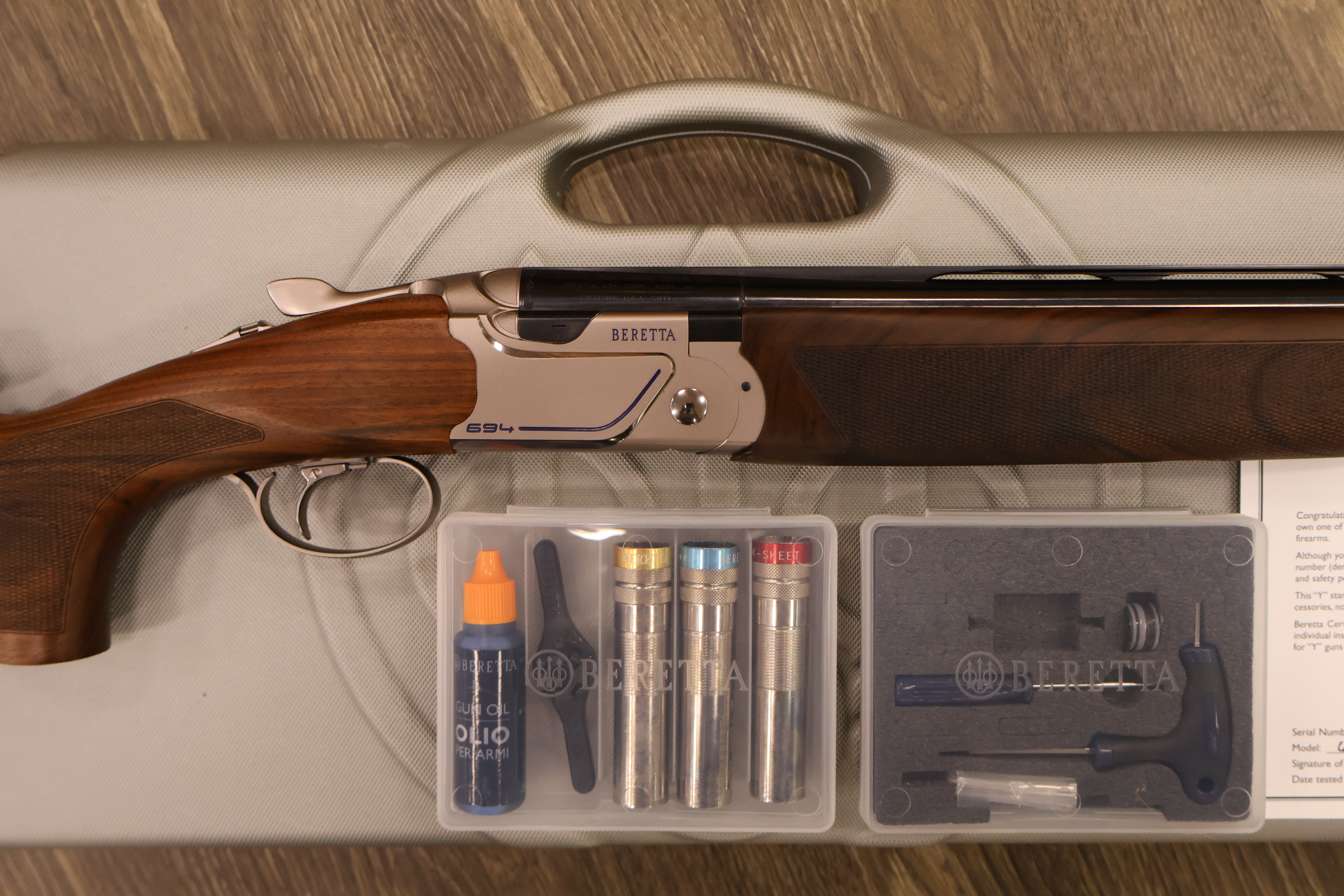 BERETTA 694 SPORTING VITTORIA B-FAST SILVER RECEIVER ADJ. COMB 30" BBL 12GA-img-9