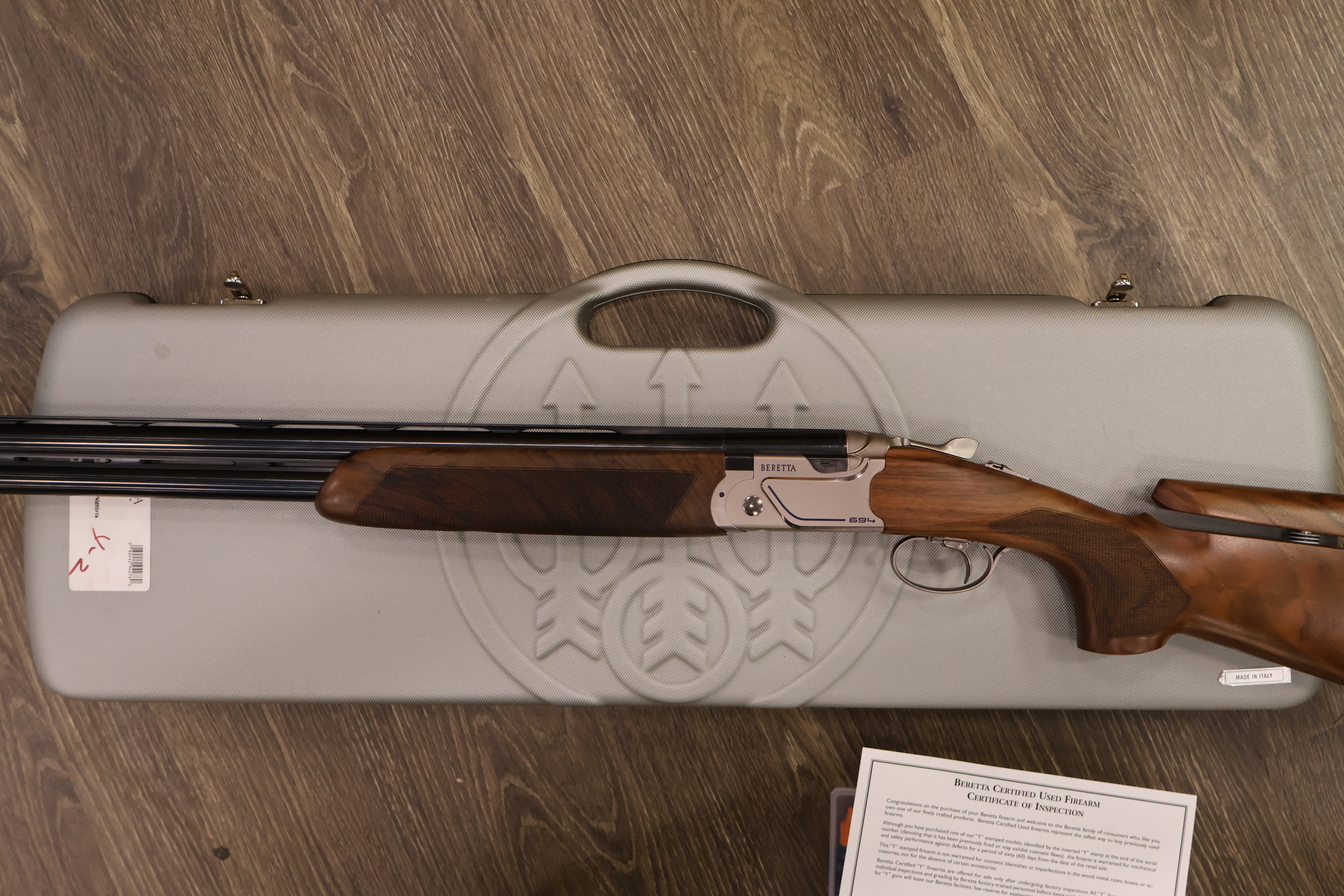BERETTA 694 SPORTING VITTORIA B-FAST SILVER RECEIVER ADJ. COMB 30" BBL 12GA-img-13