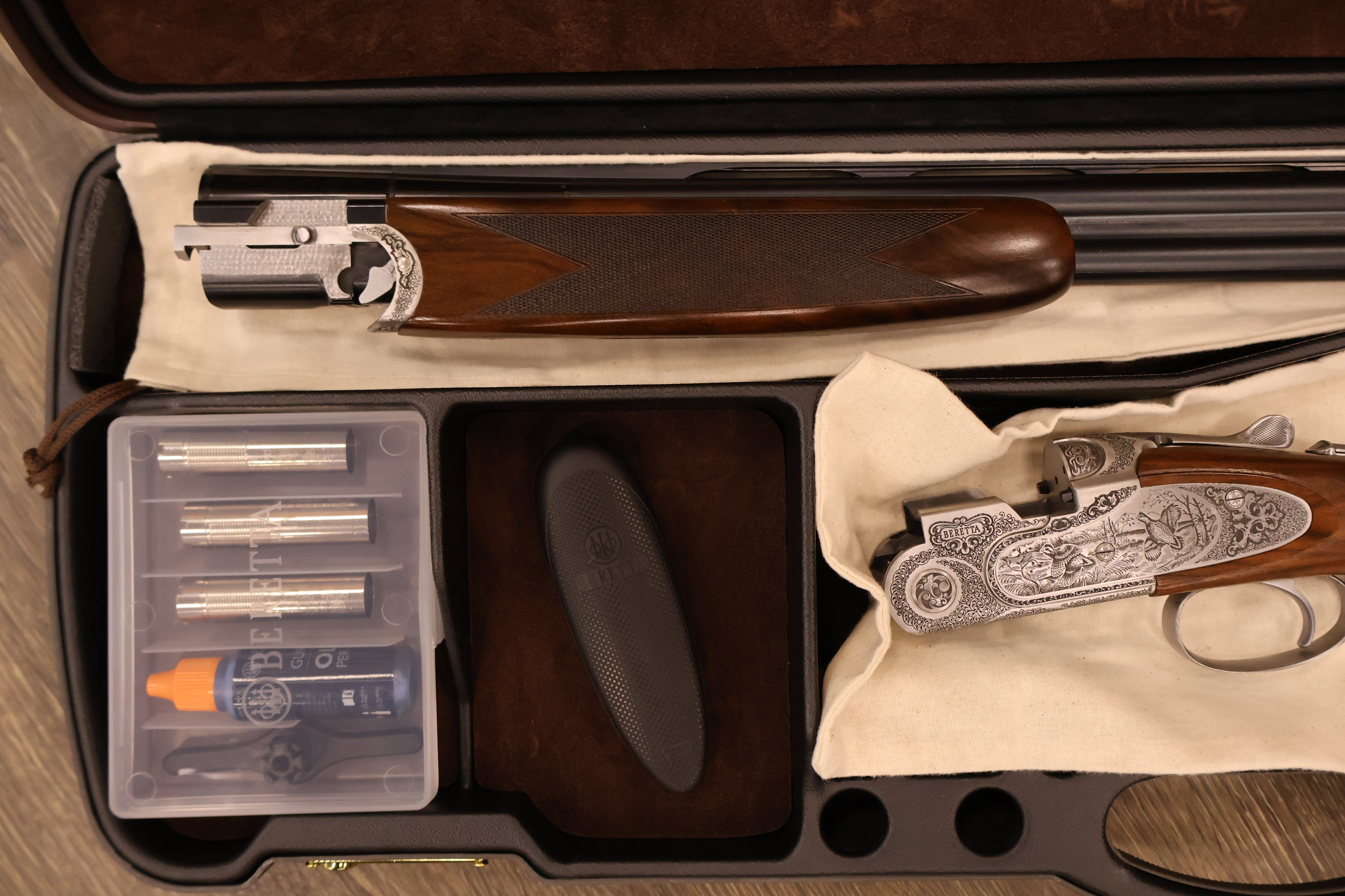 BERETTA 687 EELL DIAMOND PIGEON SILVER ENGRAVED DELUXE WALNUT 28" BBL 20GA-img-2