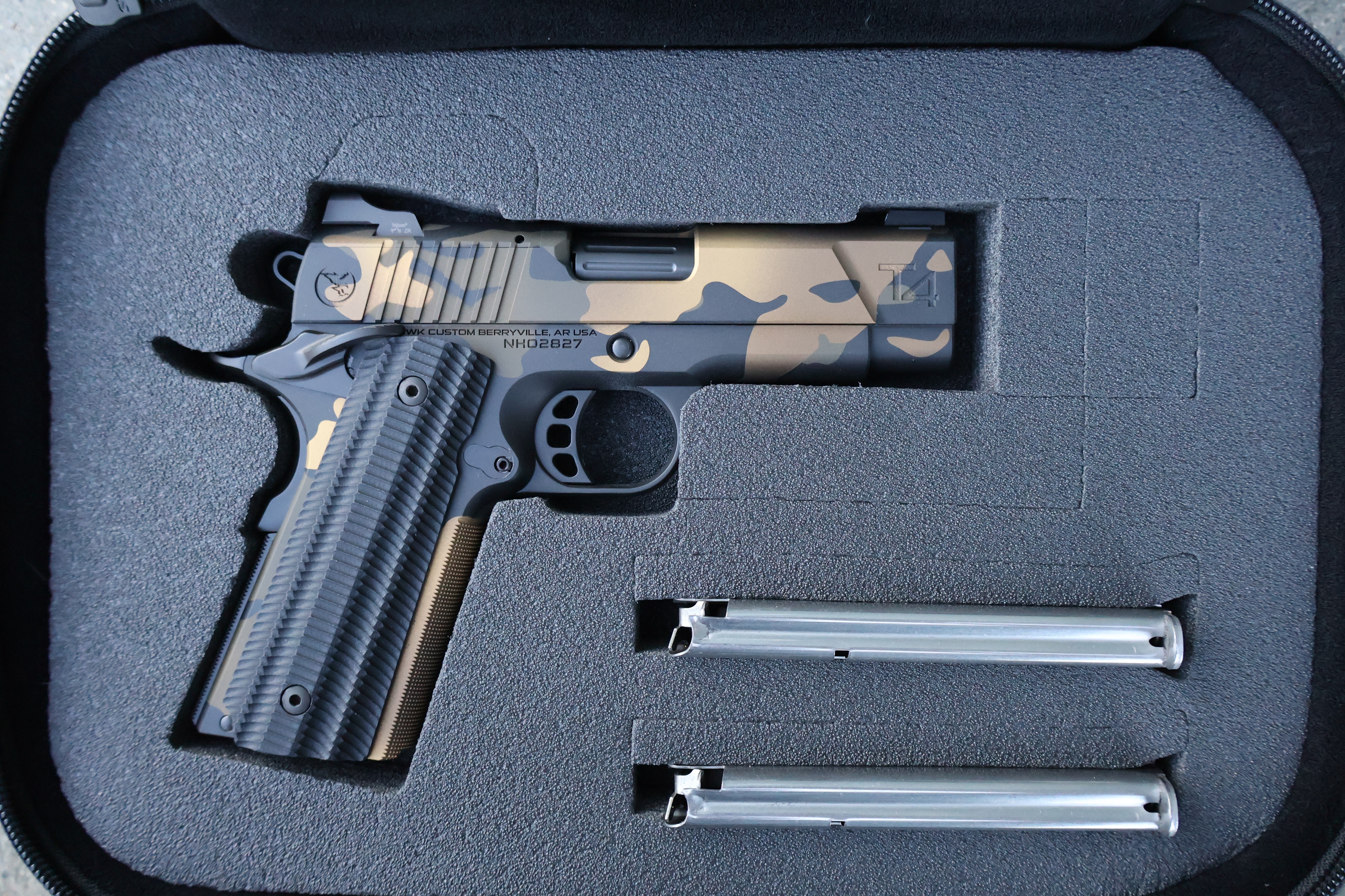 NIGHTHAWK 1911 TALON T4 IOS COMMANDER CARRY HALO FDE CAMO BULL 3.8" BBL 9MM-img-4