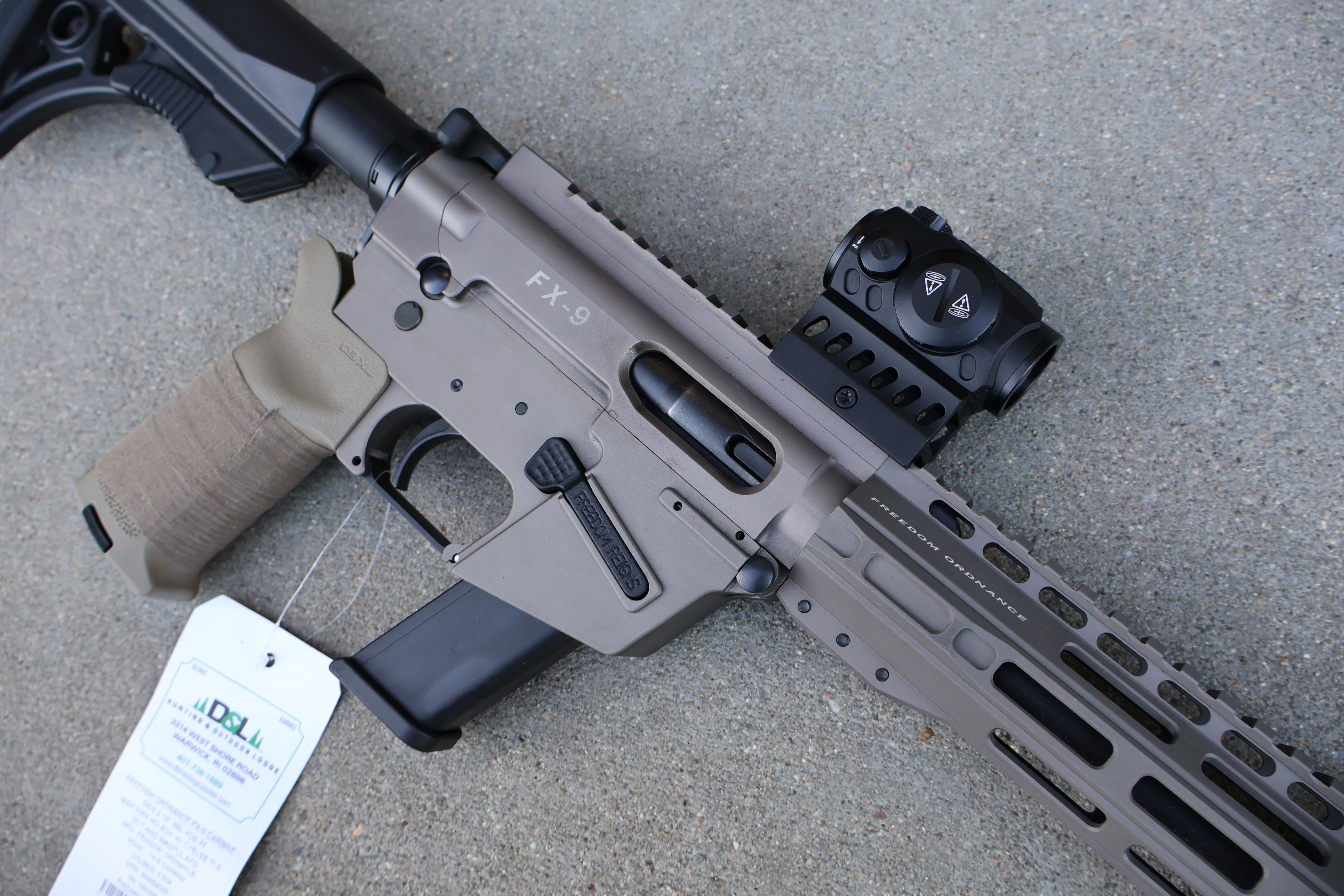 FREEDOM ORDNANCE FX-9 CARBINE GEN 2 FDE FINISH CUSTOM UPGRADES 16" BBL 9MM -img-1