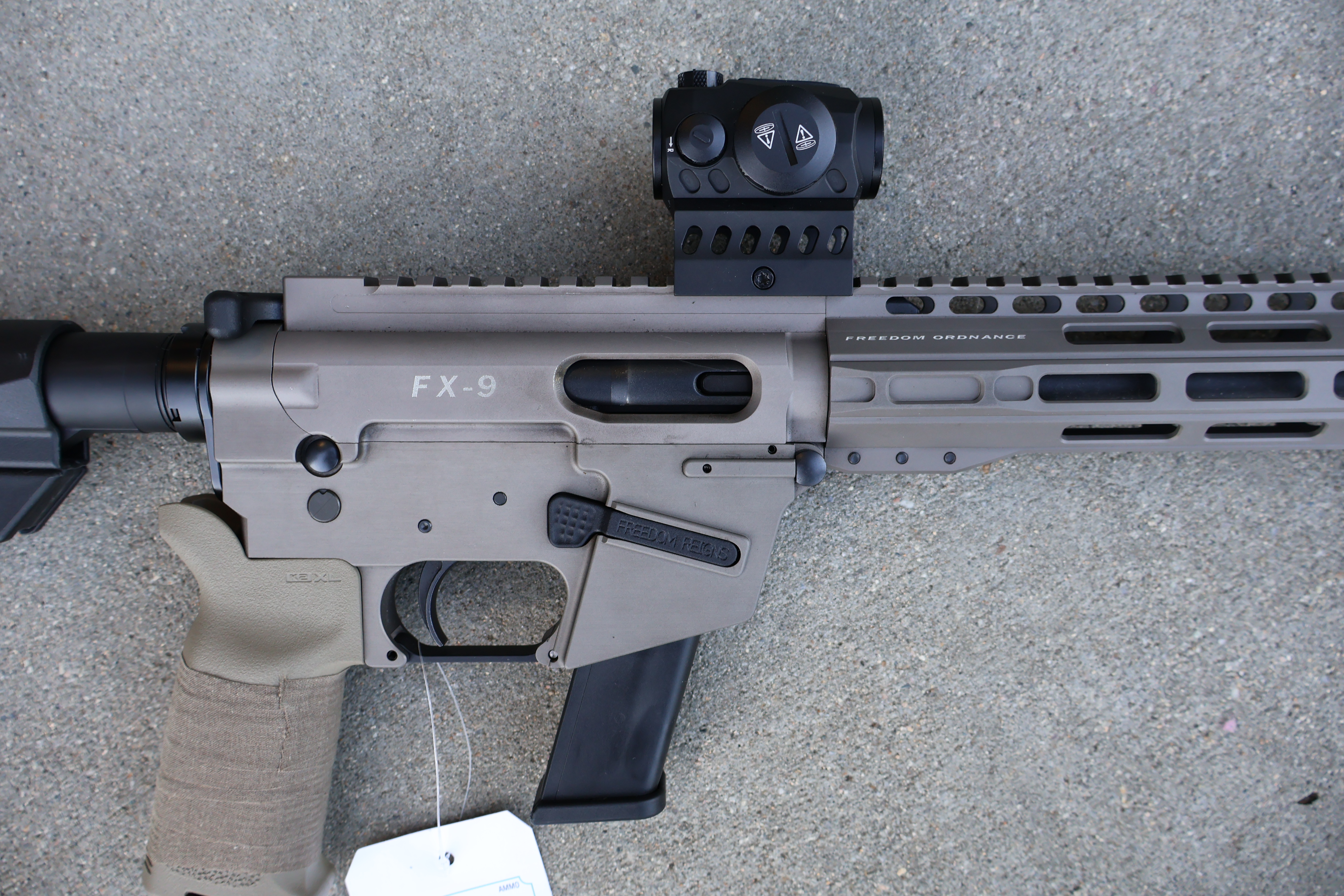 FREEDOM ORDNANCE FX-9 CARBINE GEN 2 FDE FINISH CUSTOM UPGRADES 16" BBL 9MM -img-3