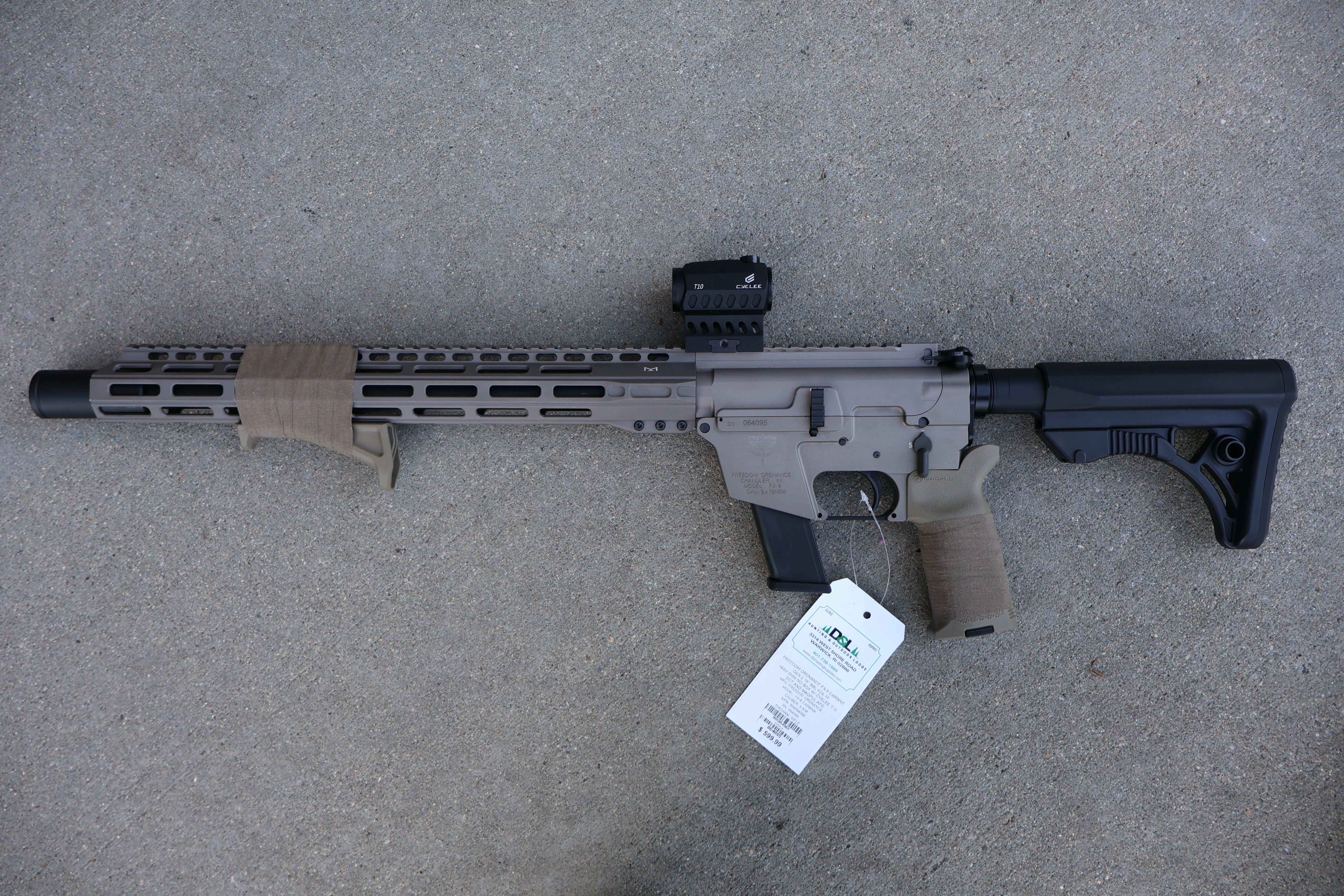 FREEDOM ORDNANCE FX-9 CARBINE GEN 2 FDE FINISH CUSTOM UPGRADES 16" BBL 9MM -img-5