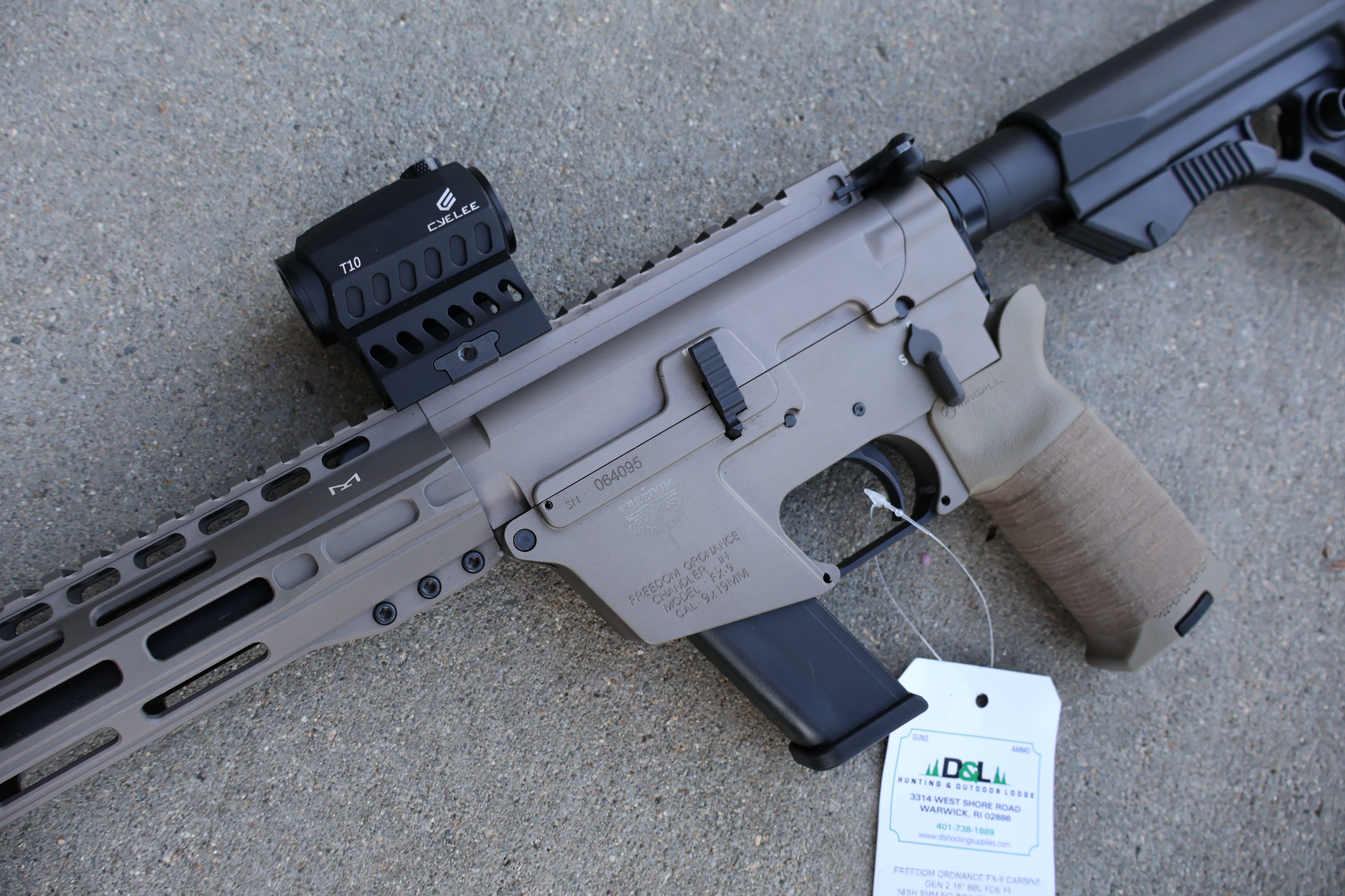FREEDOM ORDNANCE FX-9 CARBINE GEN 2 FDE FINISH CUSTOM UPGRADES 16" BBL 9MM -img-6