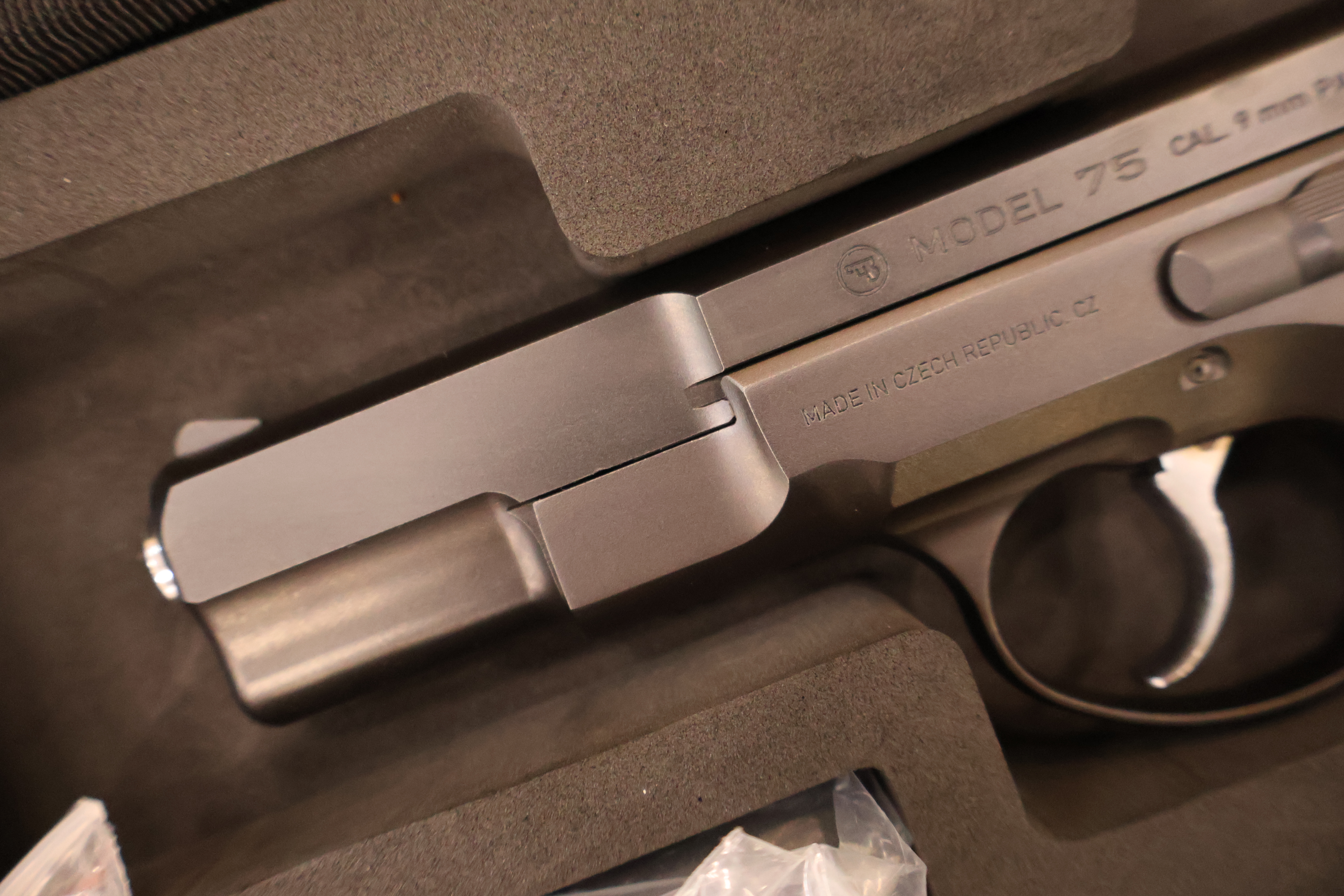 CZ USA MODEL 75 LEGEND STEEL FRAME BLUED FINISH MANUAL SAFETY 4.5" BBL 9MM-img-3