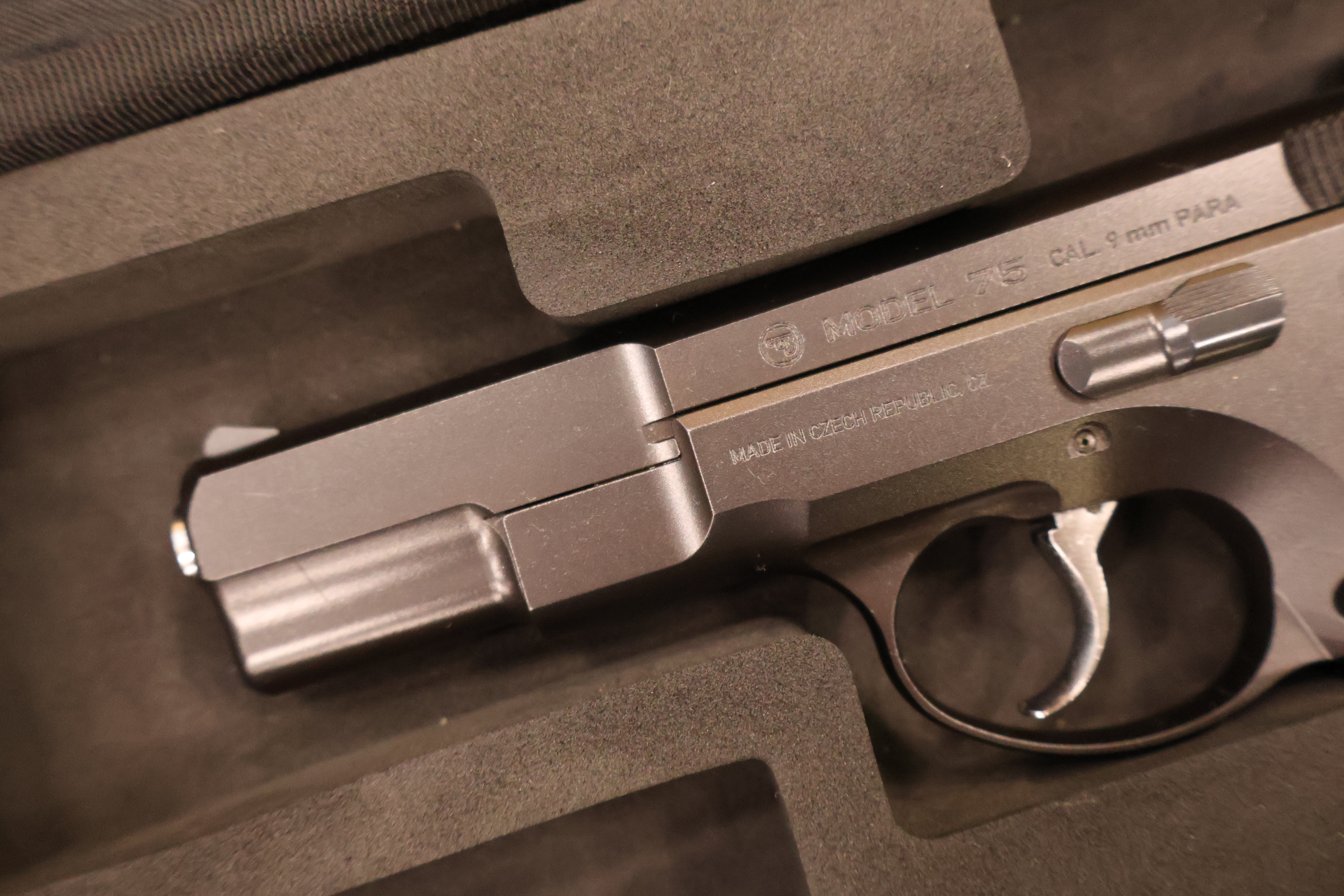 CZ USA MODEL 75 LEGEND STEEL FRAME BLUED FINISH MANUAL SAFETY 4.5" BBL 9MM-img-3