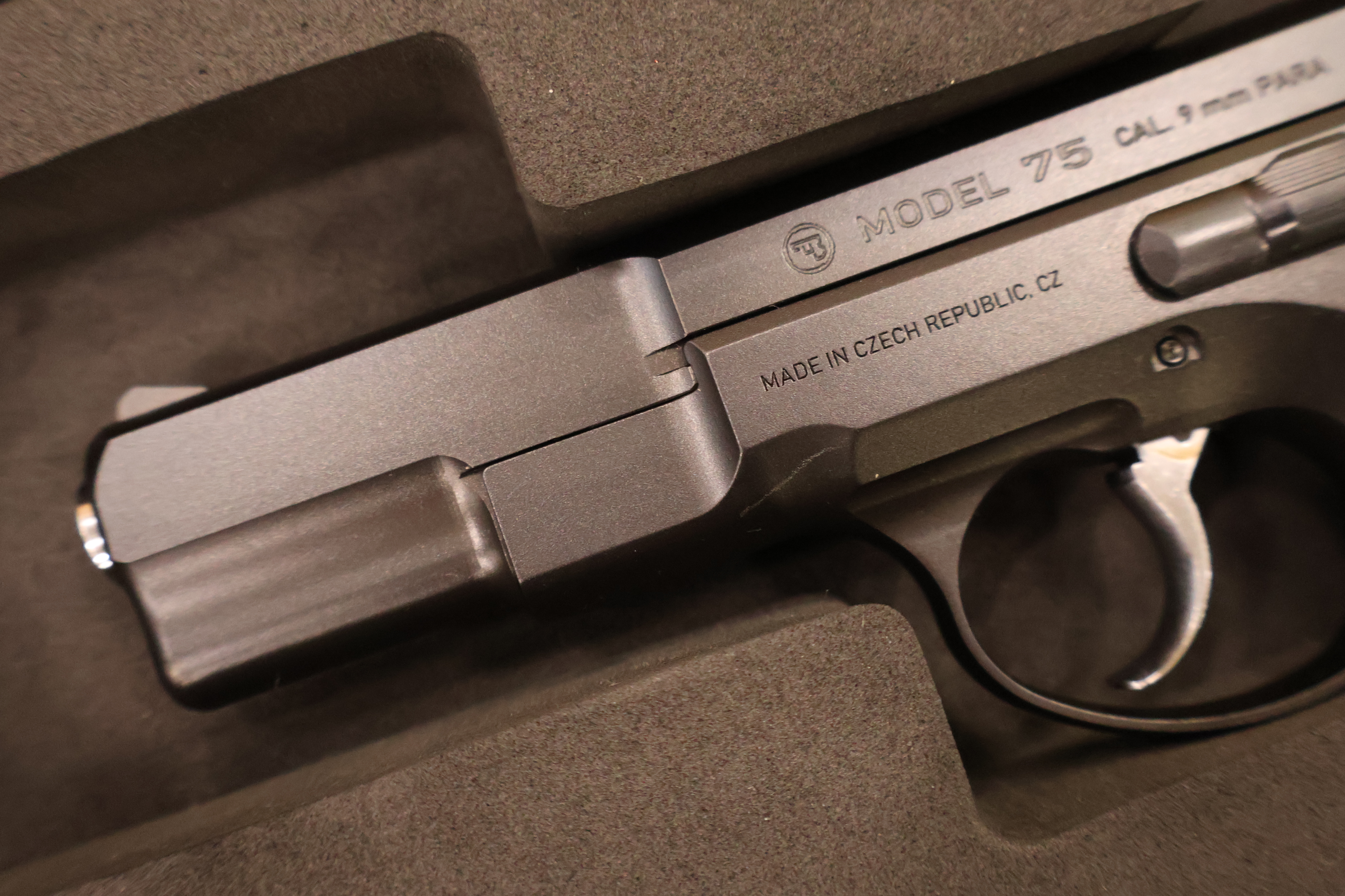 CZ USA MODEL 75 LEGEND STEEL FRAME BLUED FINISH MANUAL SAFETY 4.5" BBL 9MM-img-3