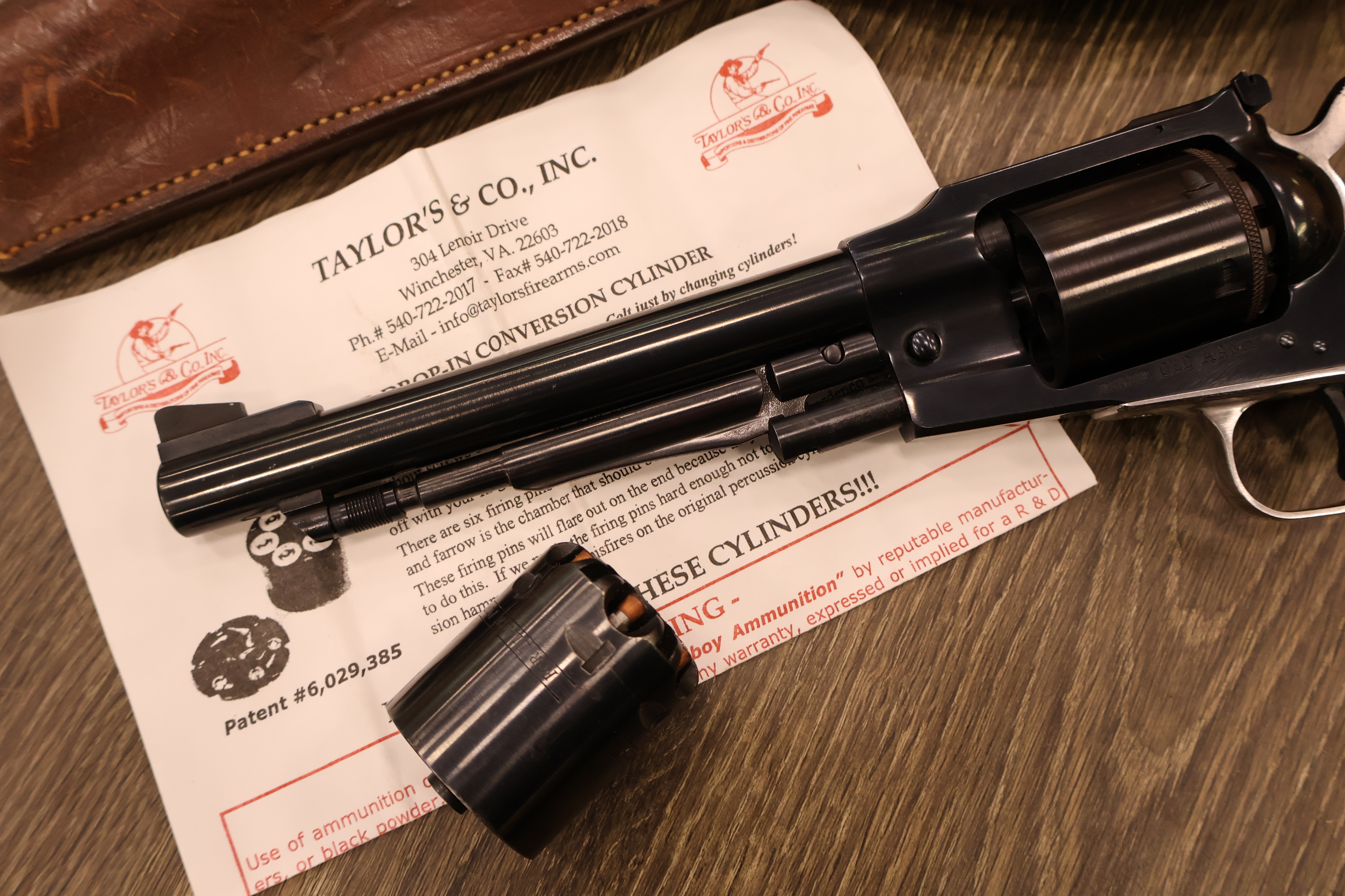 RUGER OLD ARMY BLUED FINISH SILVER ADJ. SIGHTS 7.5" BBL .44 BLACK POWDER-img-3