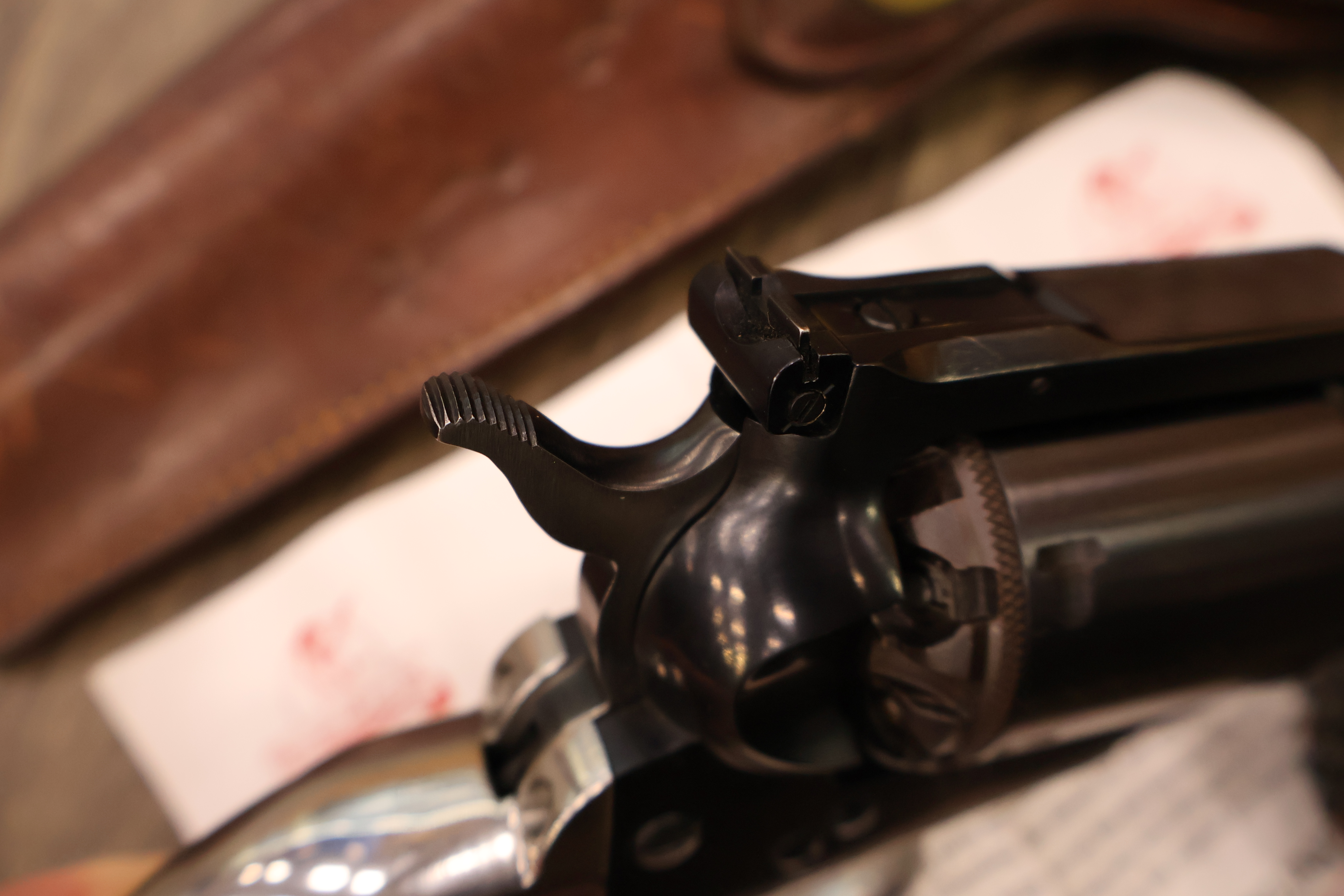 RUGER OLD ARMY BLUED FINISH SILVER ADJ. SIGHTS 7.5" BBL .44 BLACK POWDER-img-10