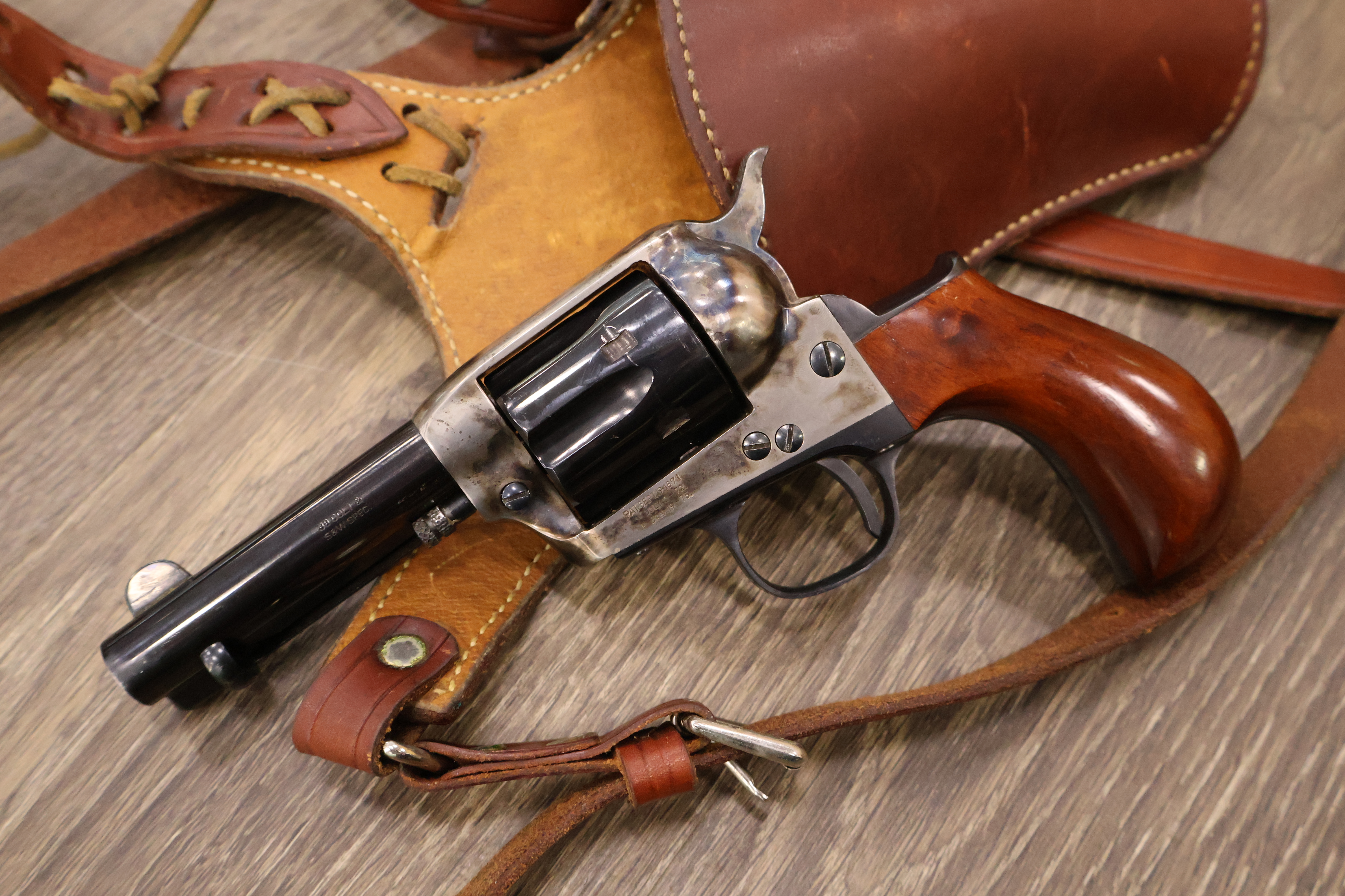 CIMARRON 1877 COLT LIGHTNING COLOR CASE HARDENED BLUED 3.5" BBL .38 S&W SPL-img-5
