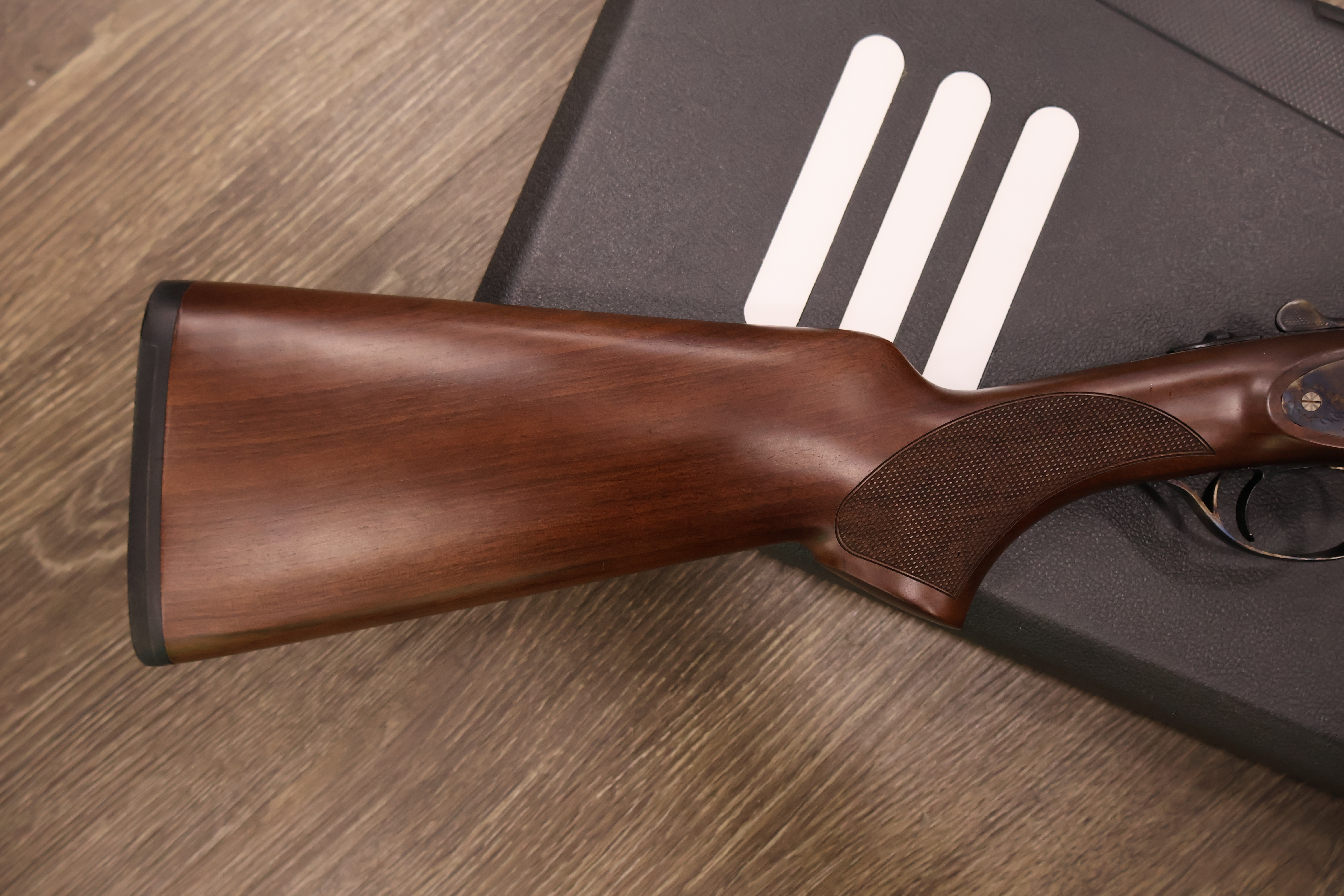 CZ USA (HUGLU) SHARP-TAIL TARGET CASE COLORED RECEIVER WALNUT 30" BBL 12GA-img-3