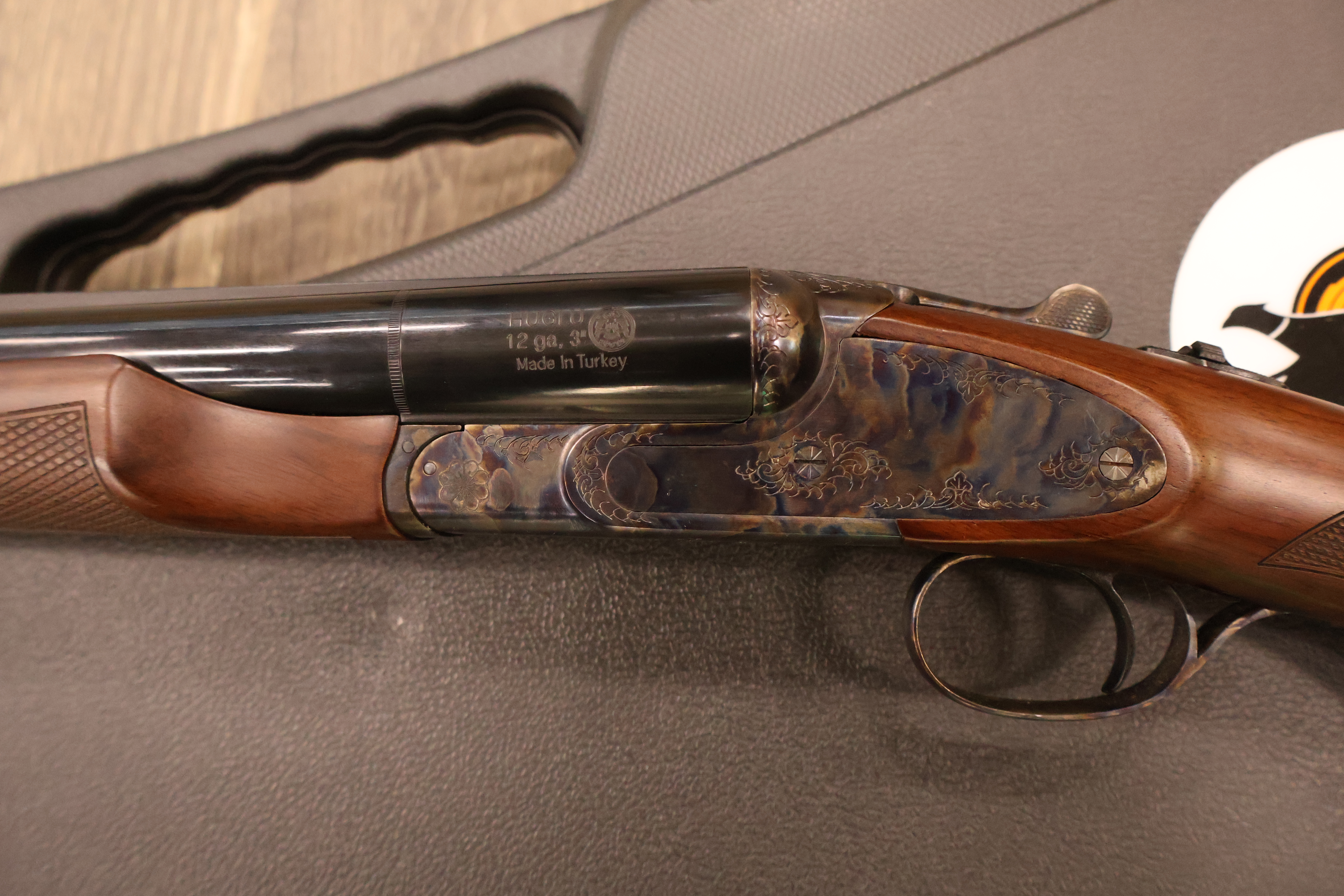 CZ USA (HUGLU) SHARP-TAIL TARGET CASE COLORED RECEIVER WALNUT 30" BBL 12GA-img-7