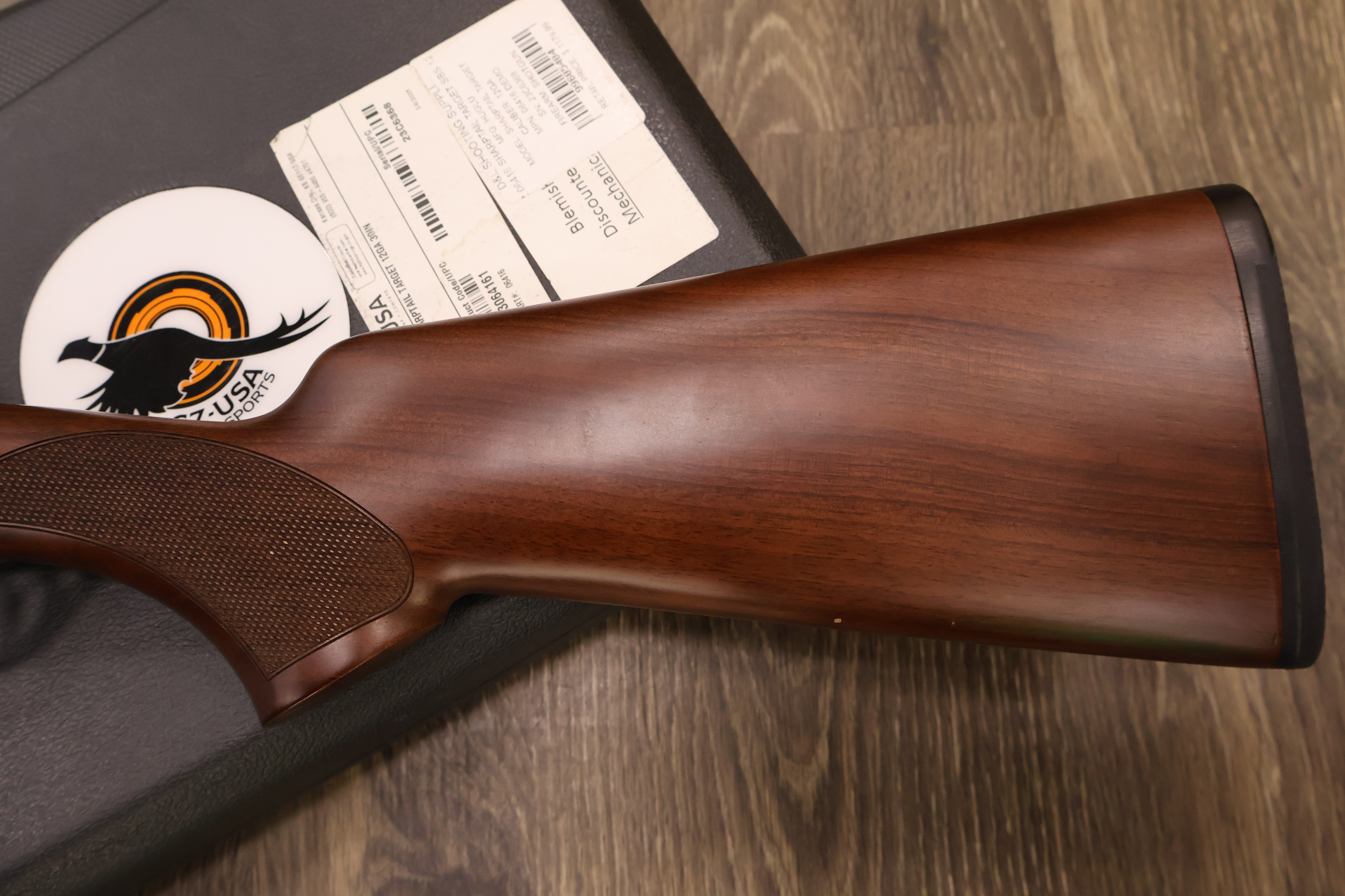 CZ USA (HUGLU) SHARP-TAIL TARGET CASE COLORED RECEIVER WALNUT 30" BBL 12GA-img-8