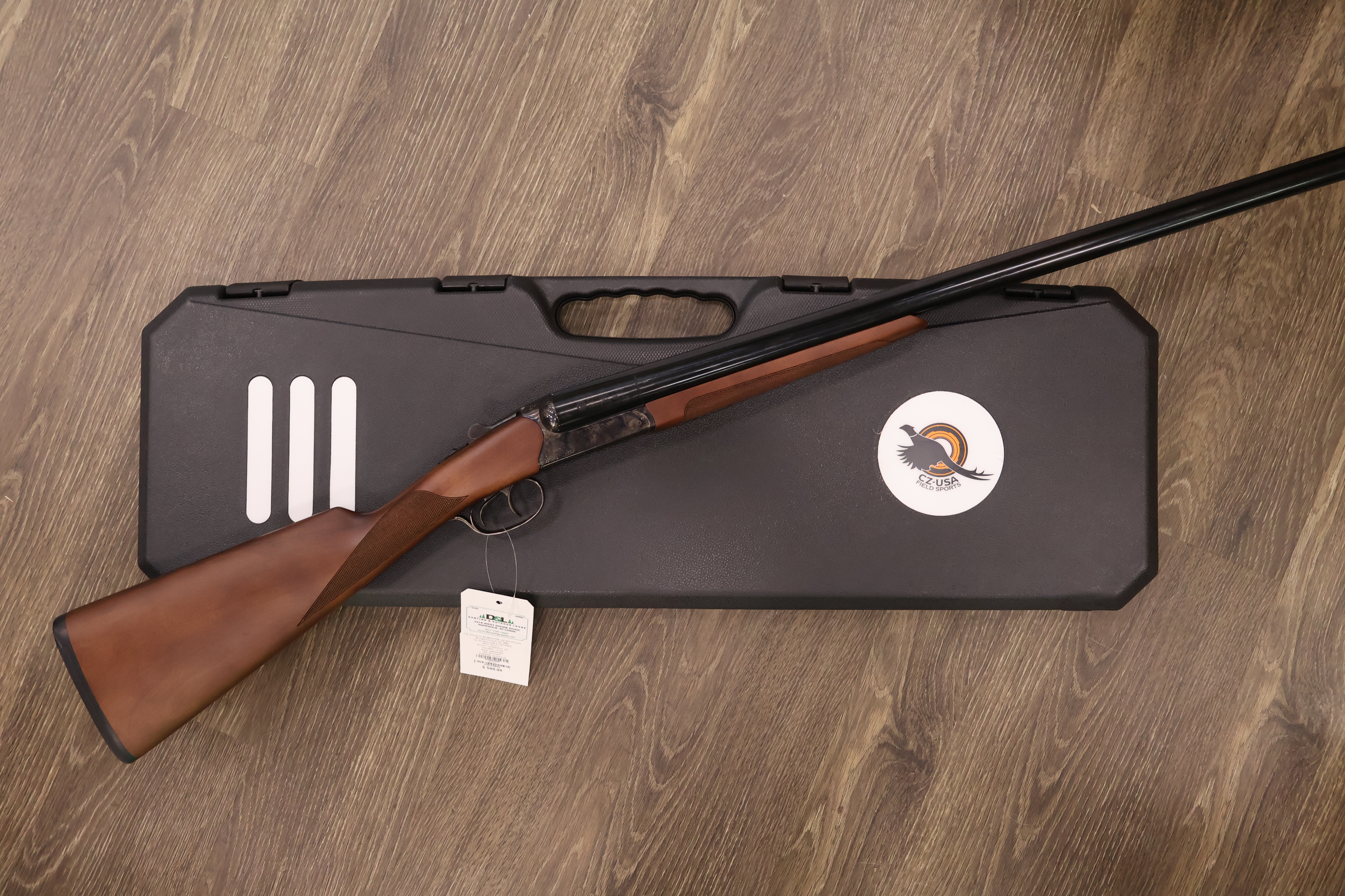 CZ (HUGLU) BOBWHITE G2 SXS CASE HARDENED RECEIVER BLUED/WOOD 28" BBL 12GA -img-0