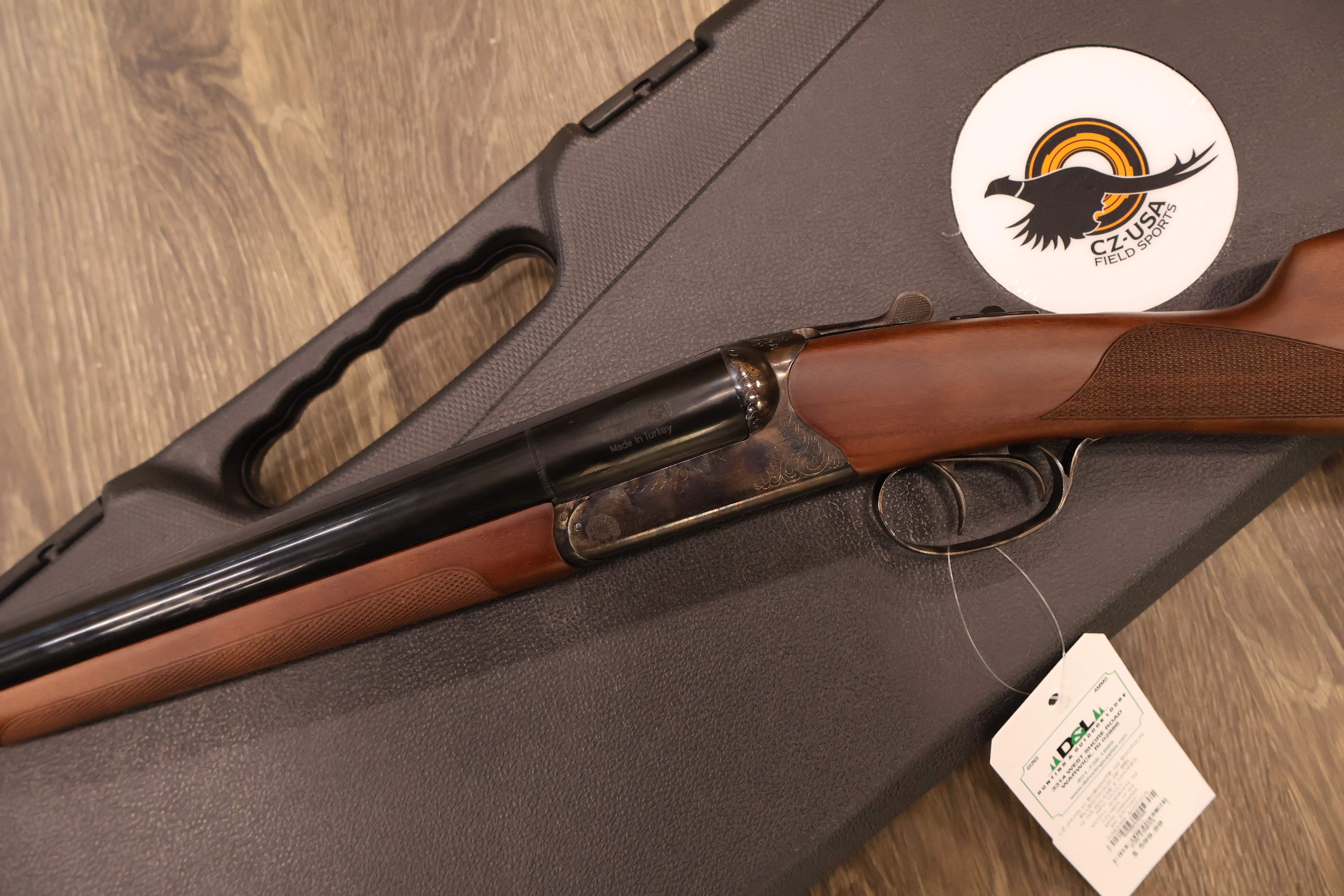 CZ (HUGLU) BOBWHITE G2 SXS CASE HARDENED RECEIVER BLUED/WOOD 28" BBL 12GA -img-5