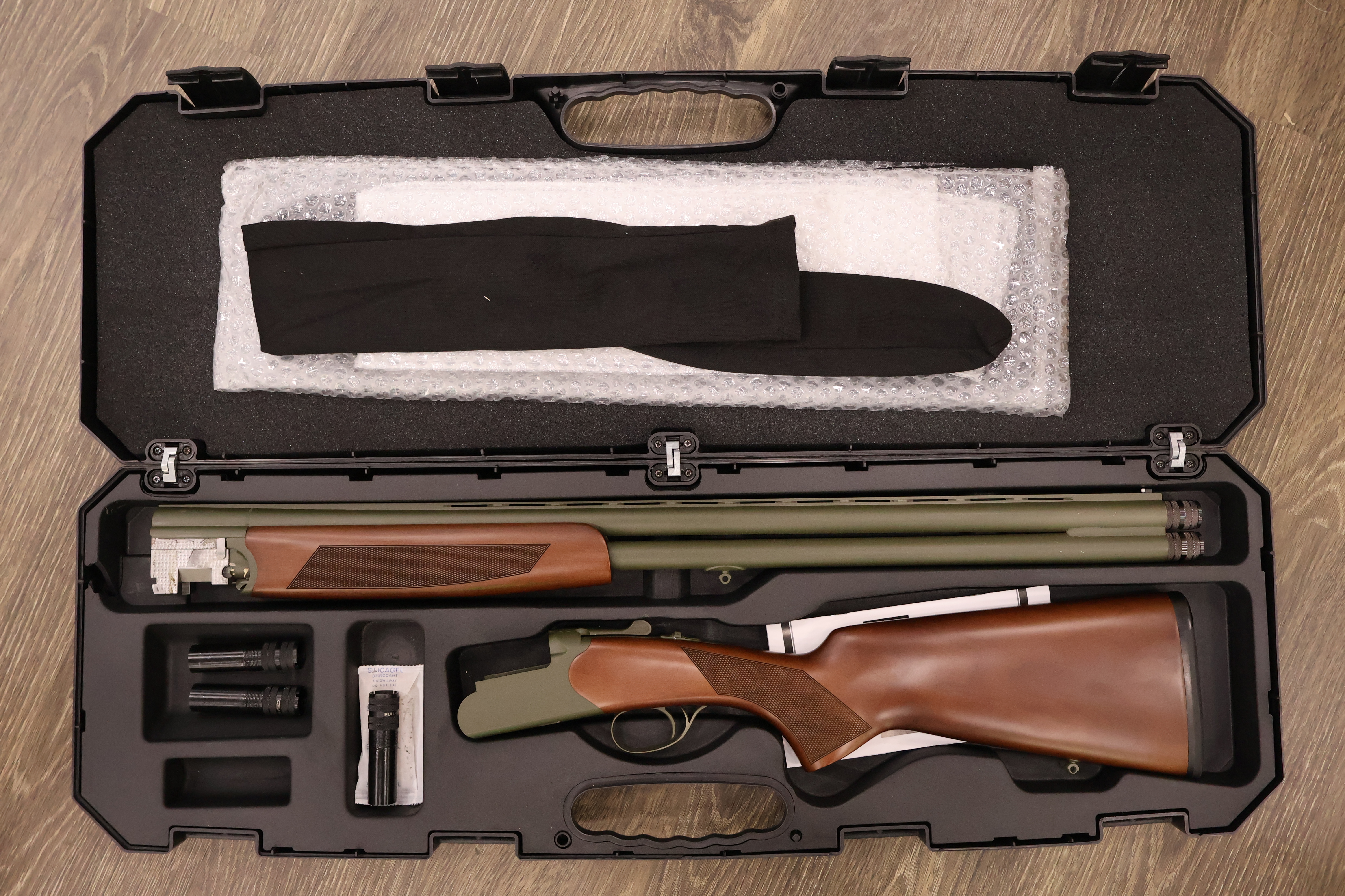 CZ USA HUGLU DRAKE ALL-TERRAIN OD GREEN CERAKOTE WALNUT STOCK 28" BBL 12GA-img-0