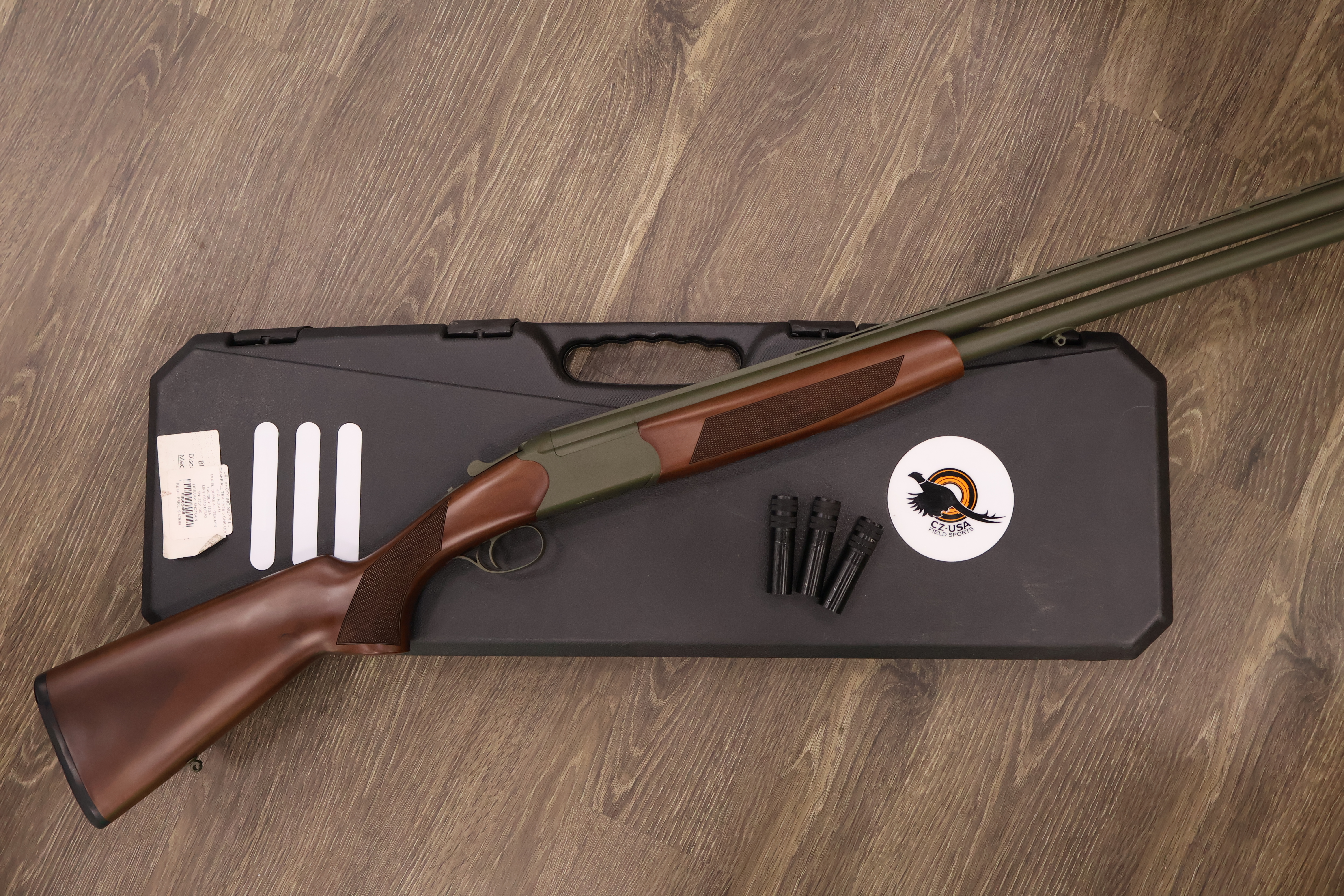 CZ USA HUGLU DRAKE ALL-TERRAIN OD GREEN CERAKOTE WALNUT STOCK 28" BBL 12GA-img-2