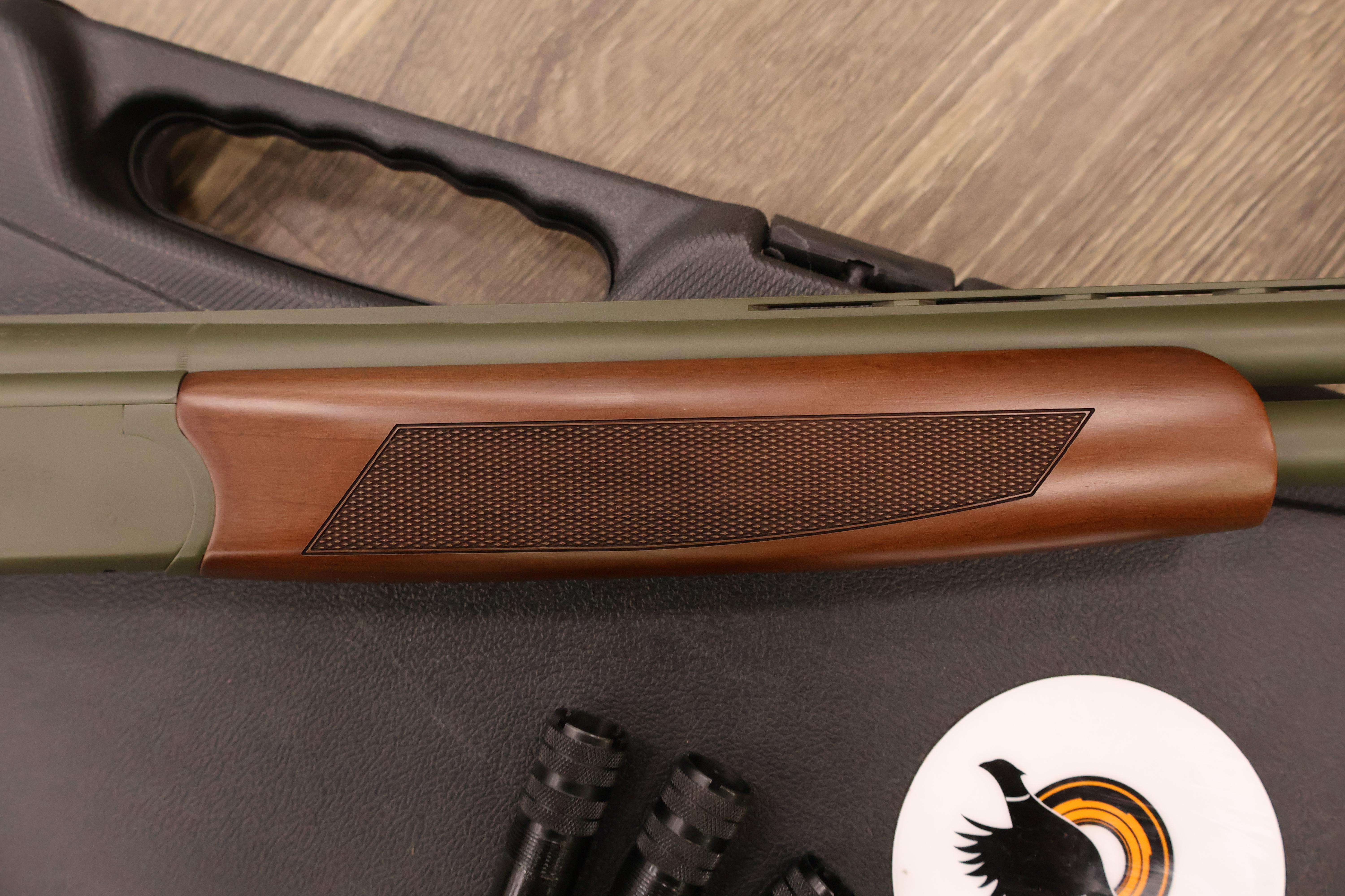 CZ USA HUGLU DRAKE ALL-TERRAIN OD GREEN CERAKOTE WALNUT STOCK 28" BBL 12GA-img-6