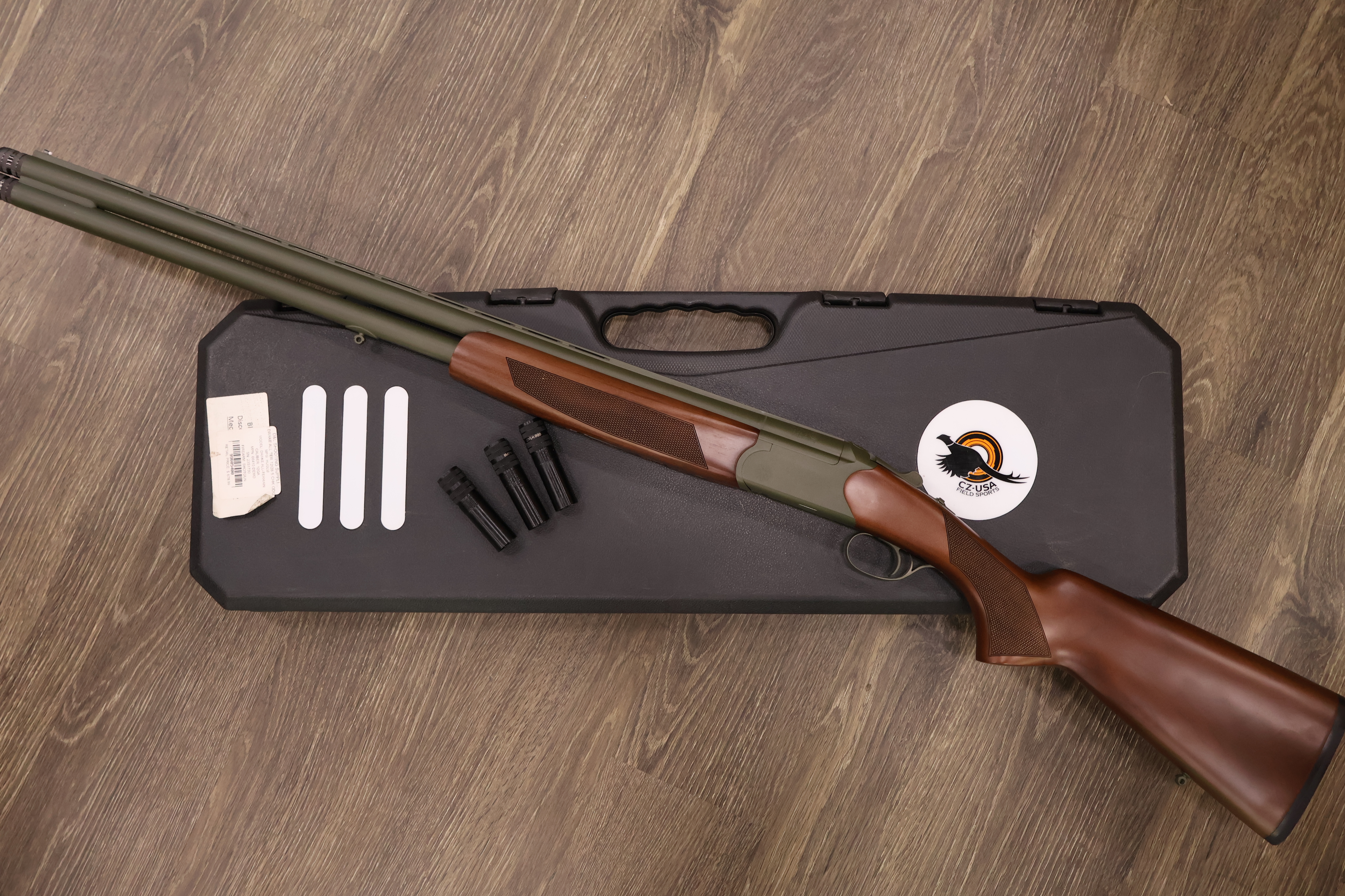 CZ USA HUGLU DRAKE ALL-TERRAIN OD GREEN CERAKOTE WALNUT STOCK 28" BBL 12GA-img-7