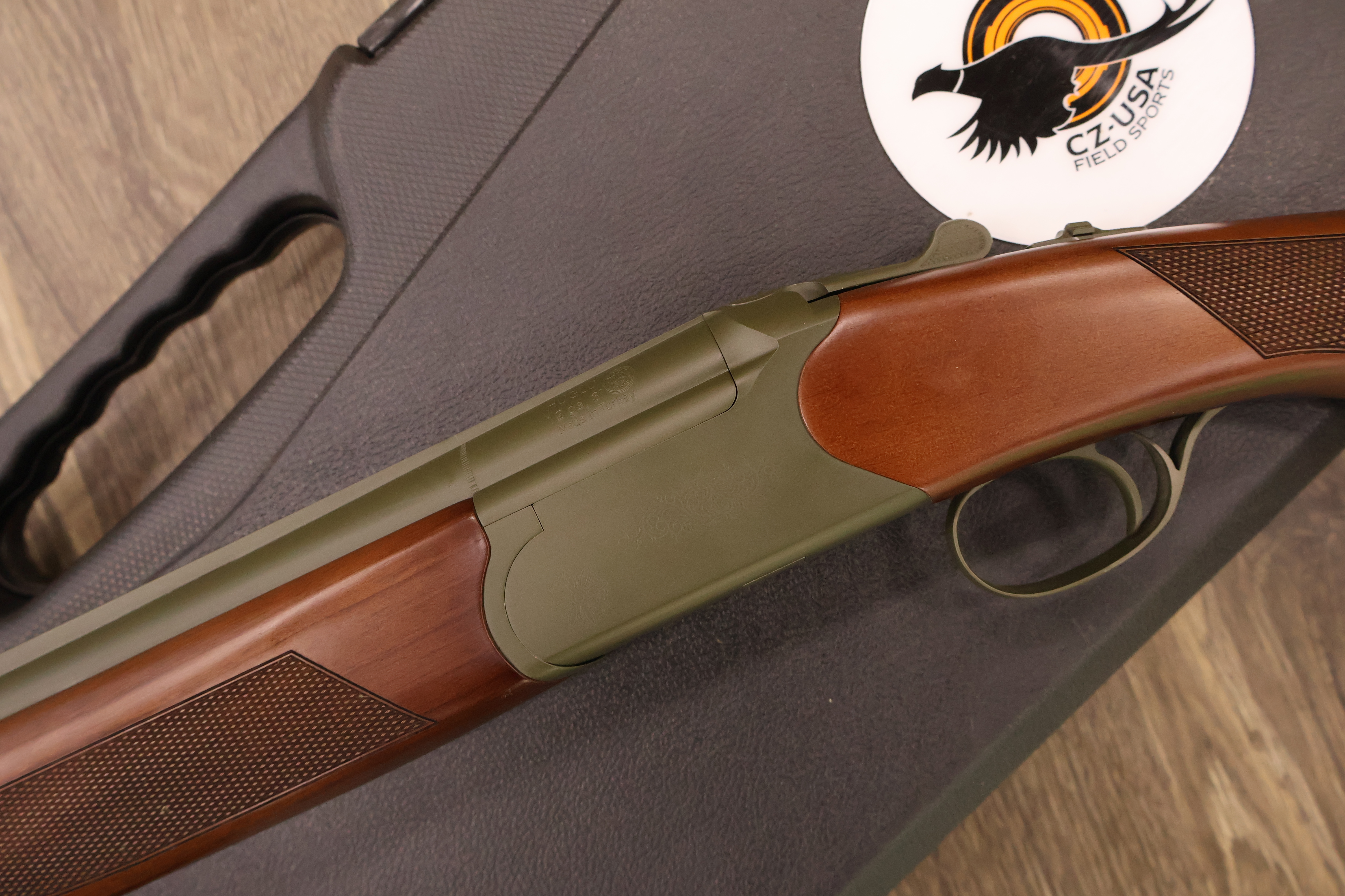 CZ USA HUGLU DRAKE ALL-TERRAIN OD GREEN CERAKOTE WALNUT STOCK 28" BBL 12GA-img-9
