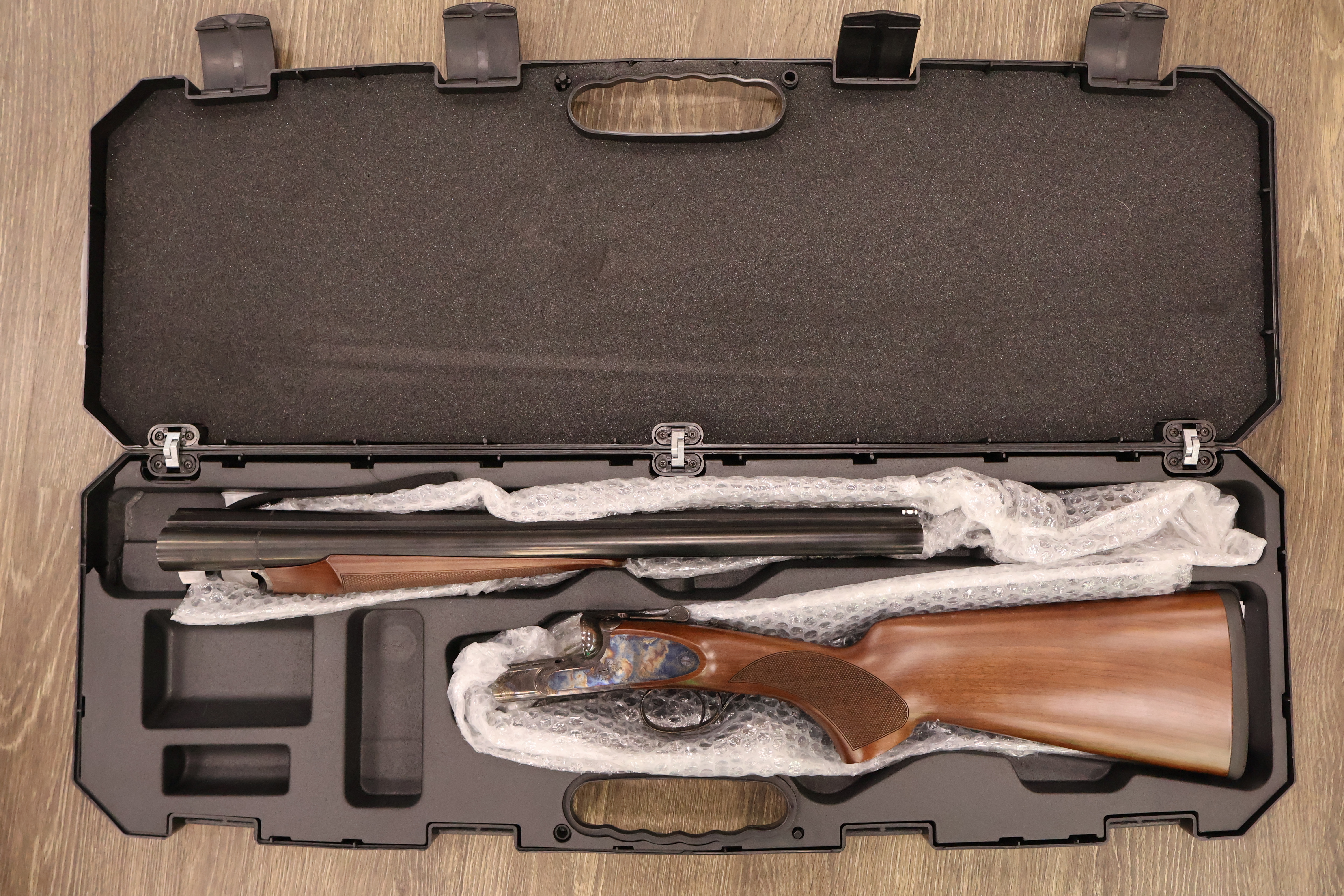 CZ USA (HUGLU) SHARP-TAIL COACH CASE COLORED WALNUT STOCK 20" BBL 12GA-img-0