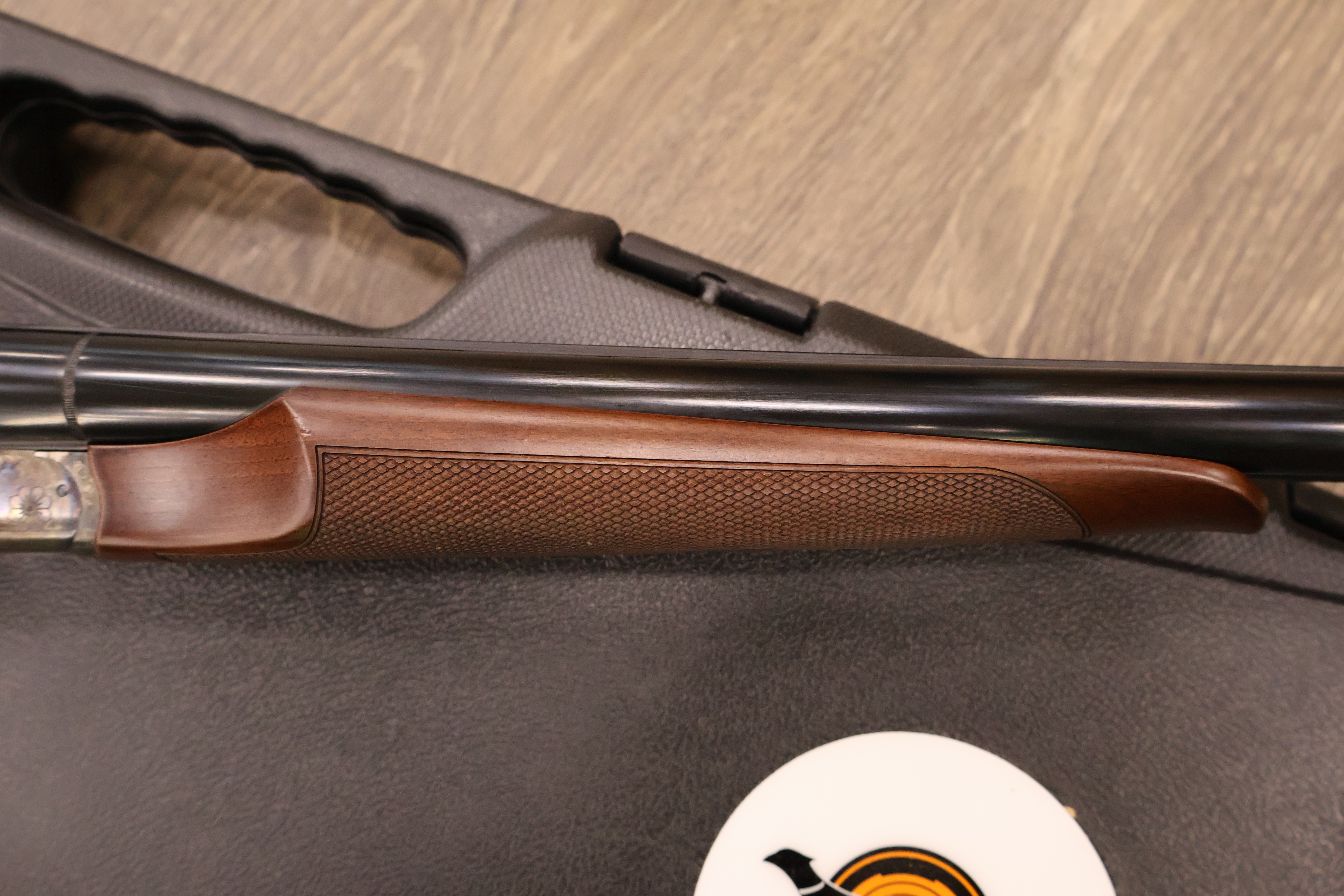 CZ USA (HUGLU) SHARP-TAIL COACH CASE COLORED WALNUT STOCK 20" BBL 12GA-img-4
