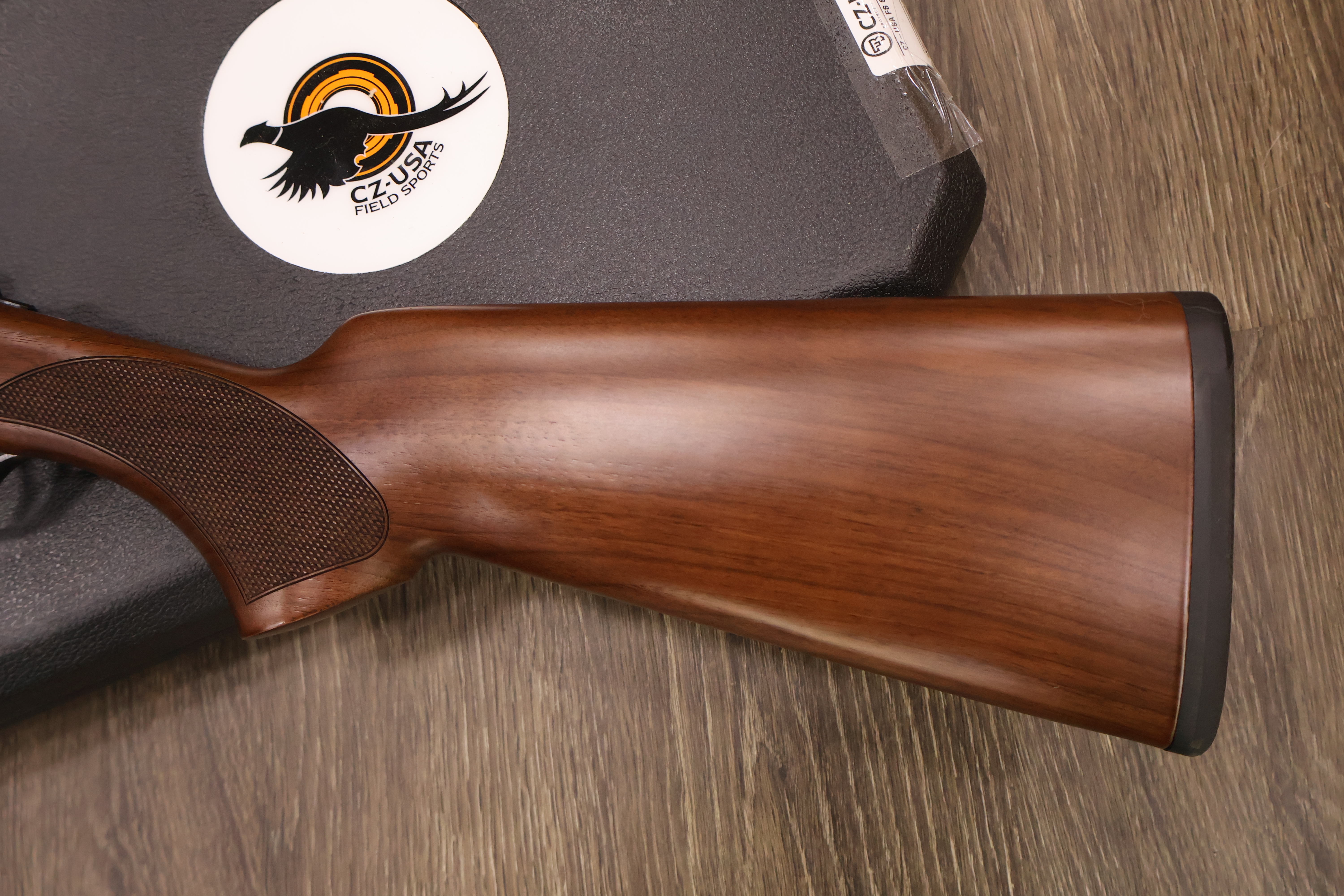 CZ USA (HUGLU) SHARP-TAIL COACH CASE COLORED WALNUT STOCK 20" BBL 12GA-img-6