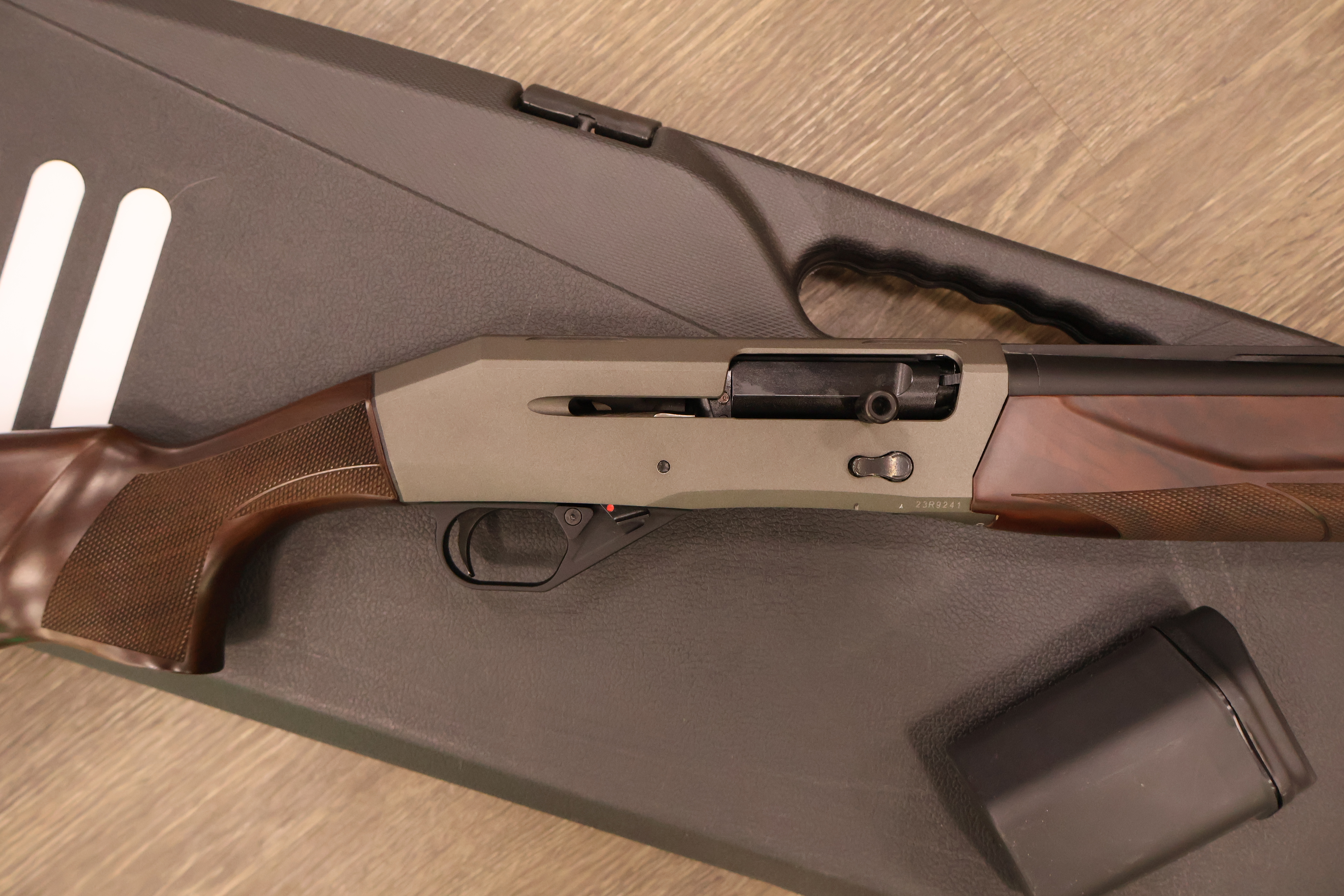 CZ USA (HUGLU) 1012 G2 GREY CERAKOTE MATTE FINISH WALNUT STOCK 28" BBL 12GA-img-3