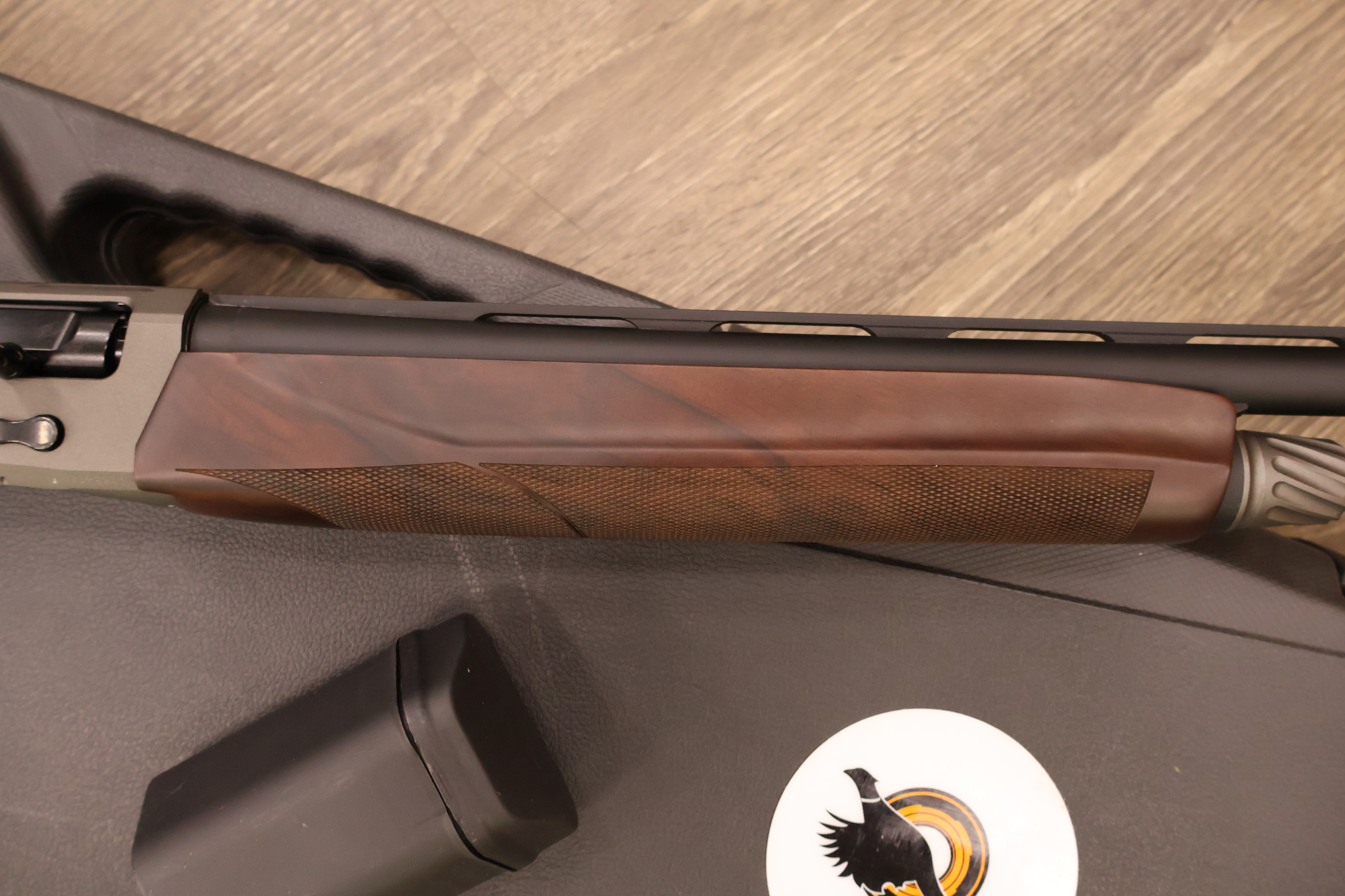 CZ USA (HUGLU) 1012 G2 GREY CERAKOTE MATTE FINISH WALNUT STOCK 28" BBL 12GA-img-4