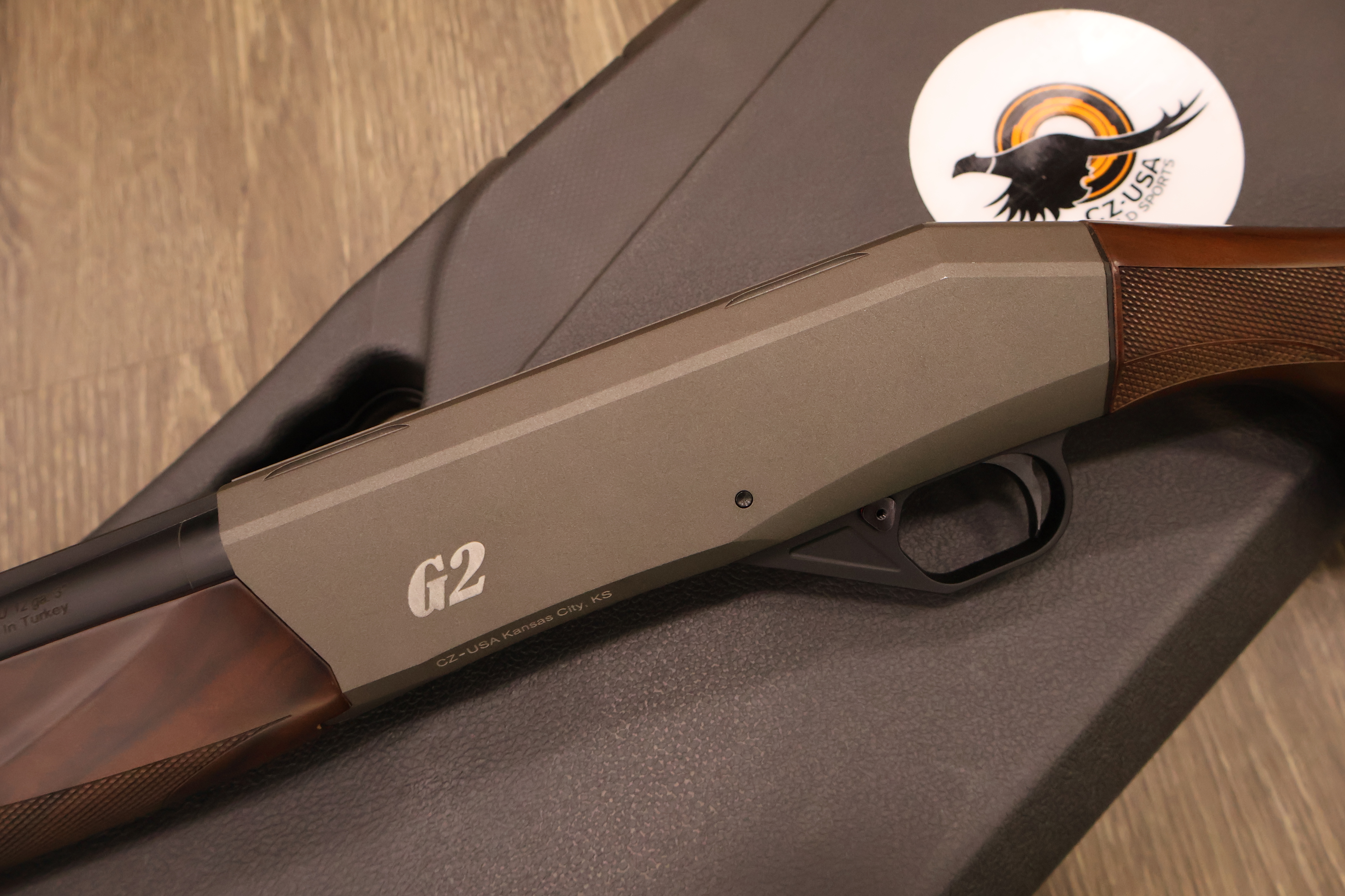 CZ USA (HUGLU) 1012 G2 GREY CERAKOTE MATTE FINISH WALNUT STOCK 28" BBL 12GA-img-7