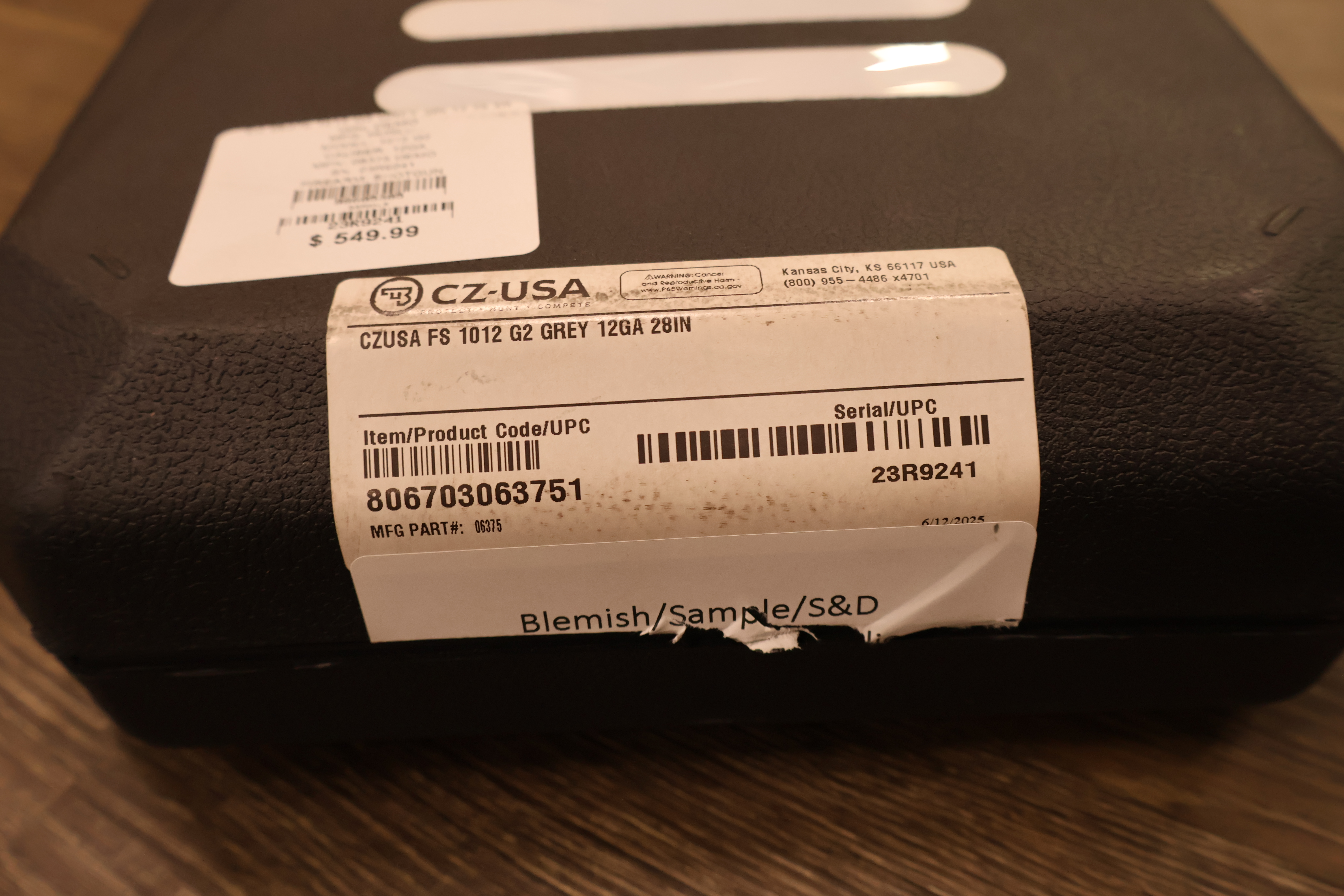 CZ USA (HUGLU) 1012 G2 GREY CERAKOTE MATTE FINISH WALNUT STOCK 28" BBL 12GA-img-9
