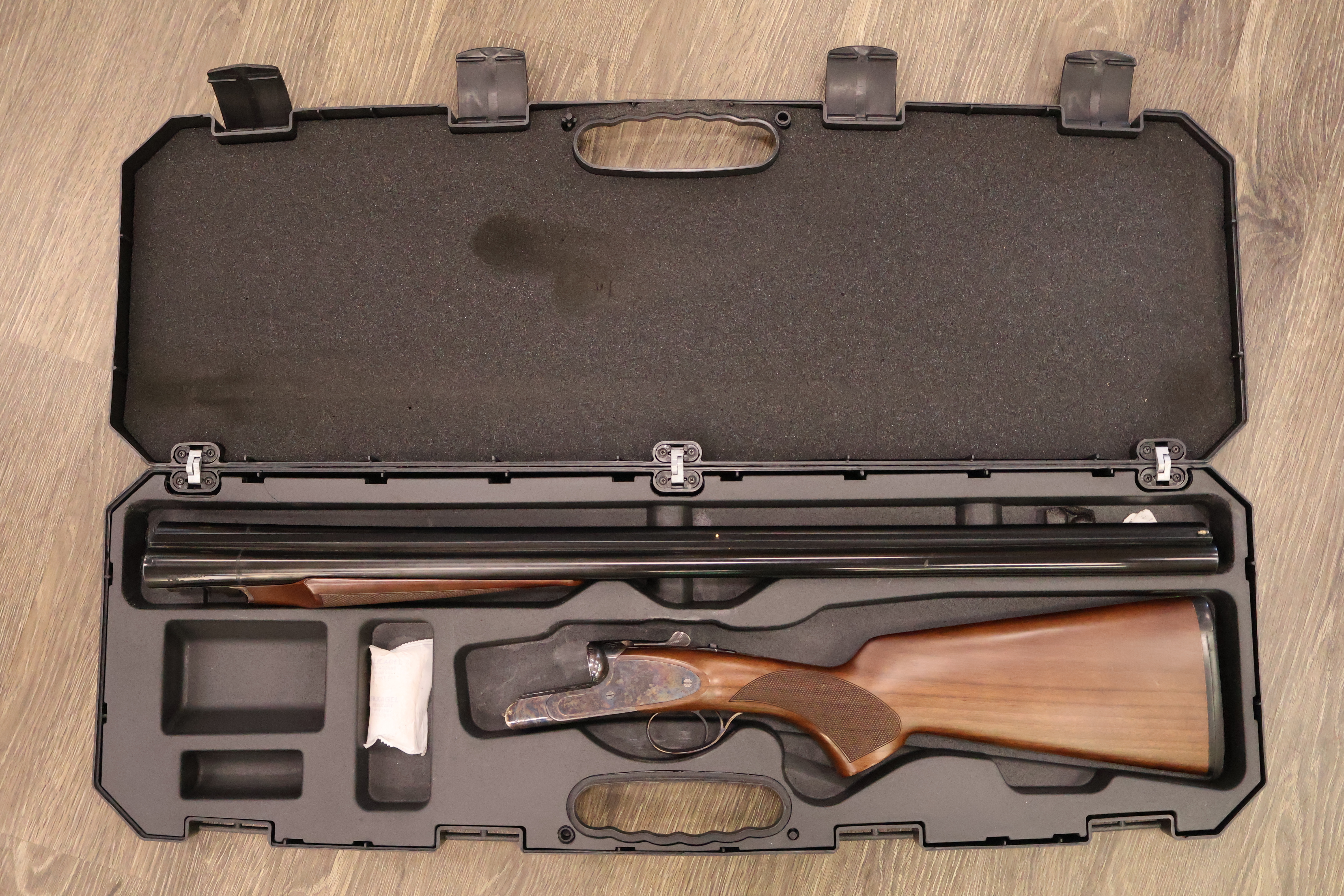 CZ USA (HUGLU) SHARP-TAIL TARGET CASE COLORED RECEIVER WALNUT 30" BBL 12GA-img-0