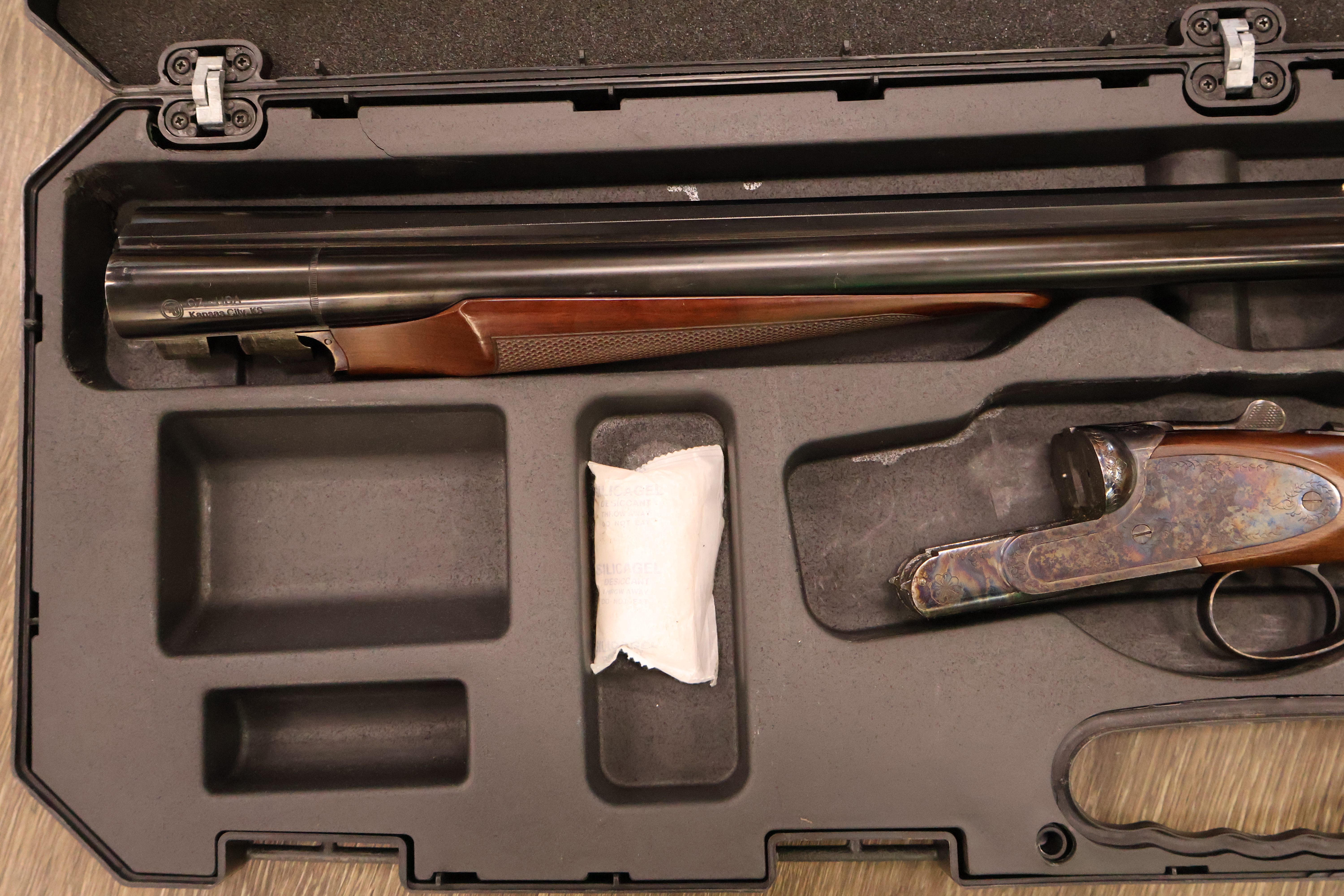 CZ USA (HUGLU) SHARP-TAIL TARGET CASE COLORED RECEIVER WALNUT 30" BBL 12GA-img-1