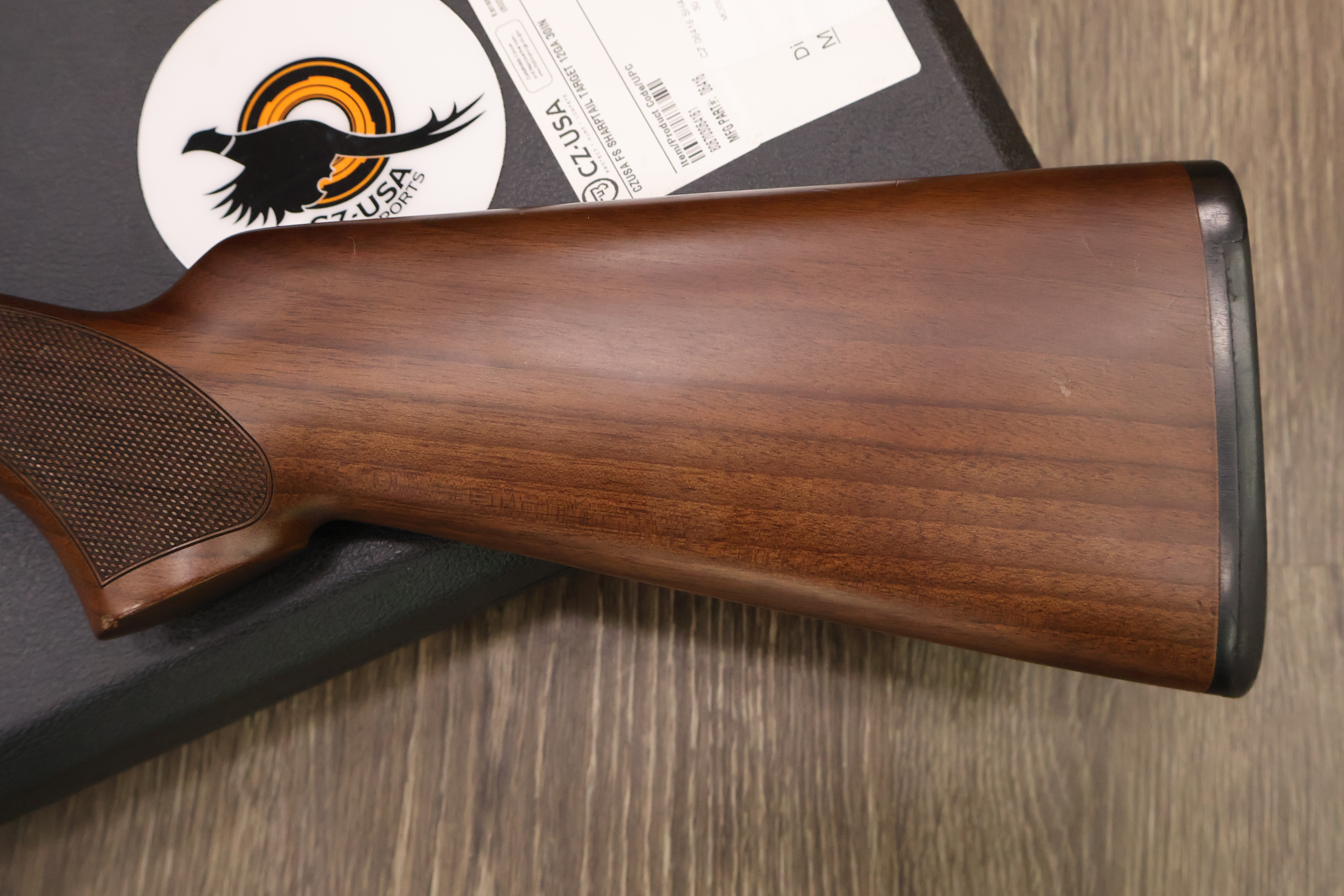 CZ USA (HUGLU) SHARP-TAIL TARGET CASE COLORED RECEIVER WALNUT 30" BBL 12GA-img-9