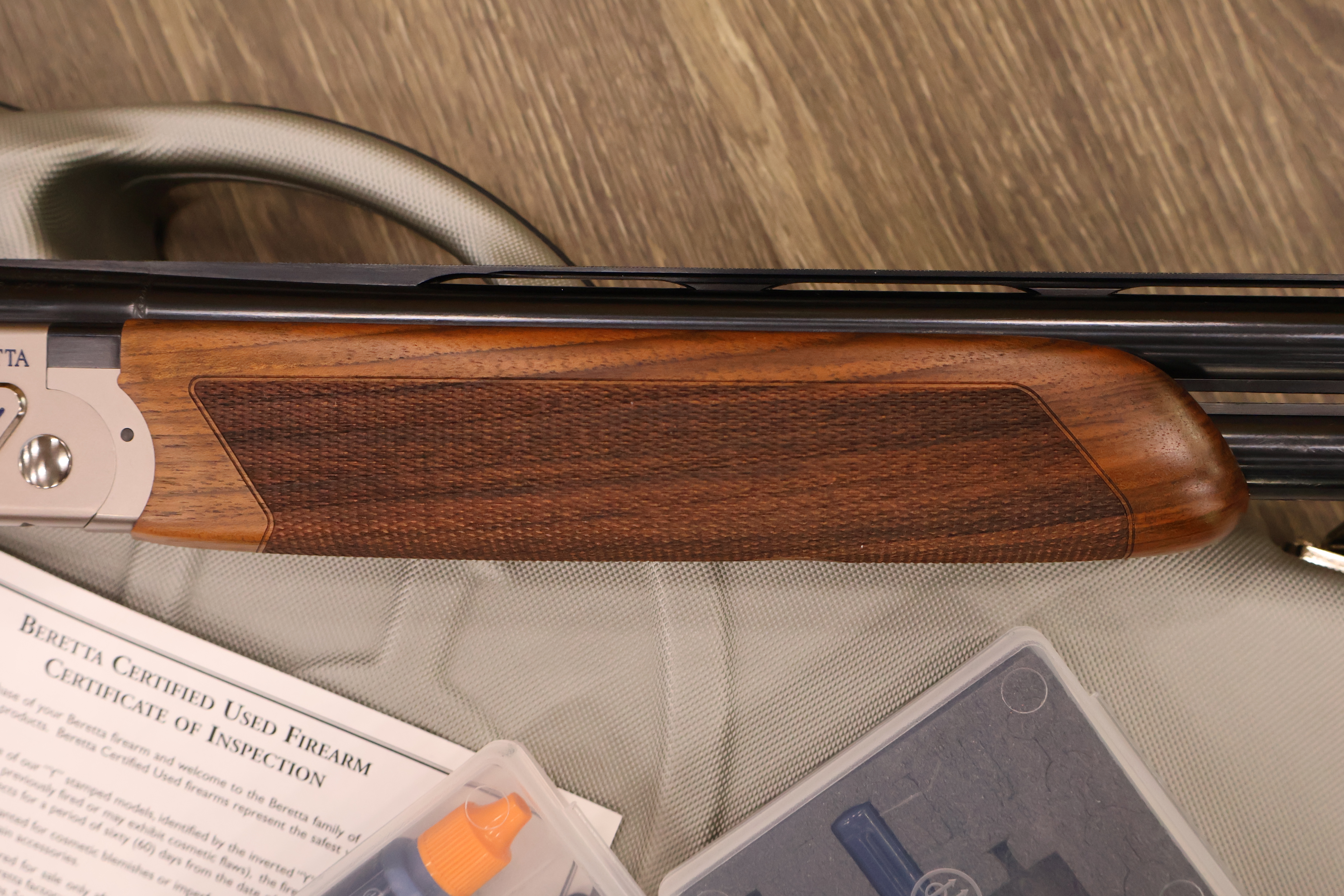BERETTA 694 SPORTING B-FAST COMB SILVER RECEIVER DELUXE WALNUT 30" BBL 12GA-img-10