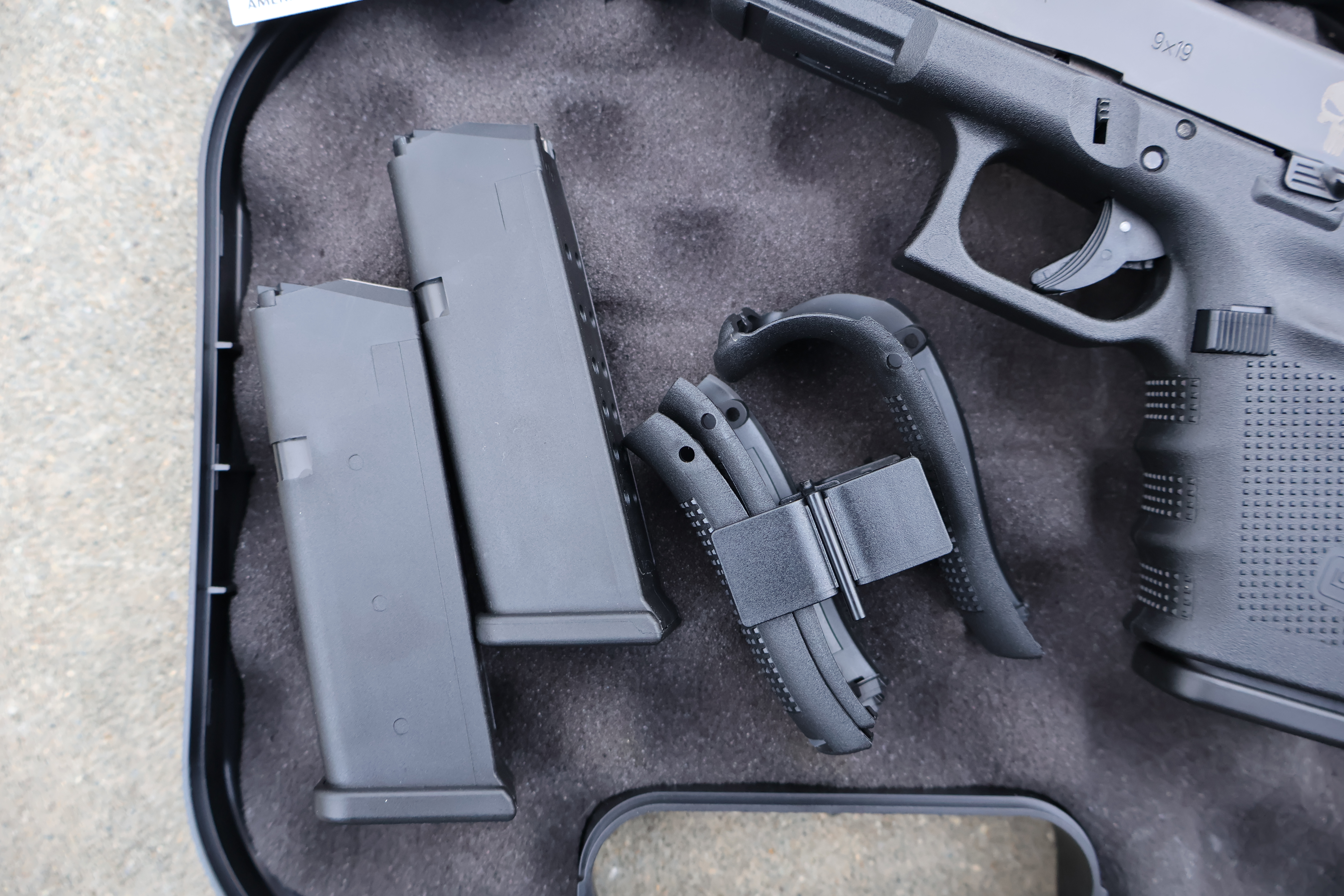 GLOCK (USA) G19 GEN4 BLACK TENIFER PUNISHER AMERIGLO FRONT 4.02" BBL 9MM-img-5