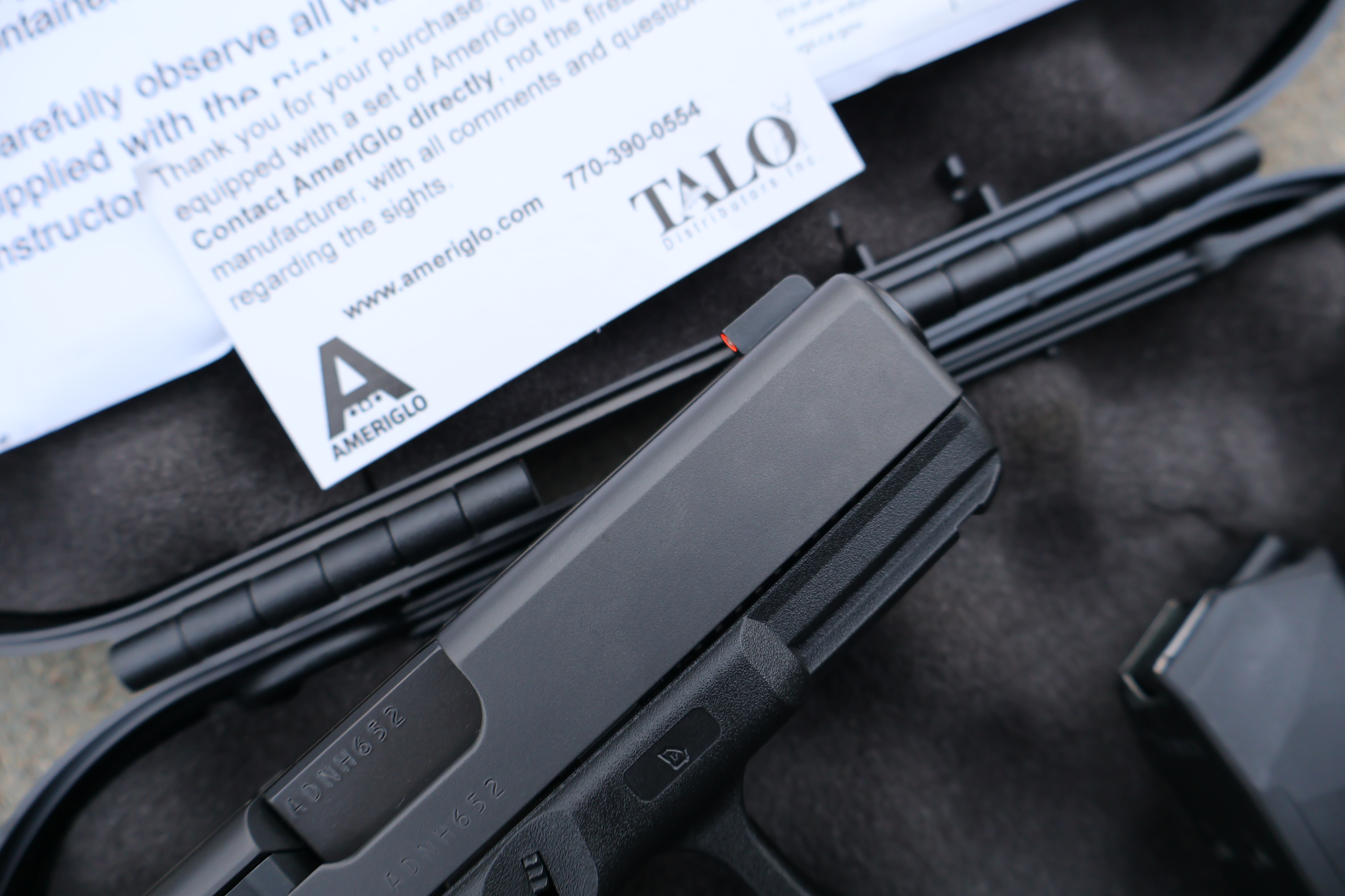 GLOCK (USA) G19 GEN4 BLACK TENIFER PUNISHER AMERIGLO FRONT 4.02" BBL 9MM-img-9