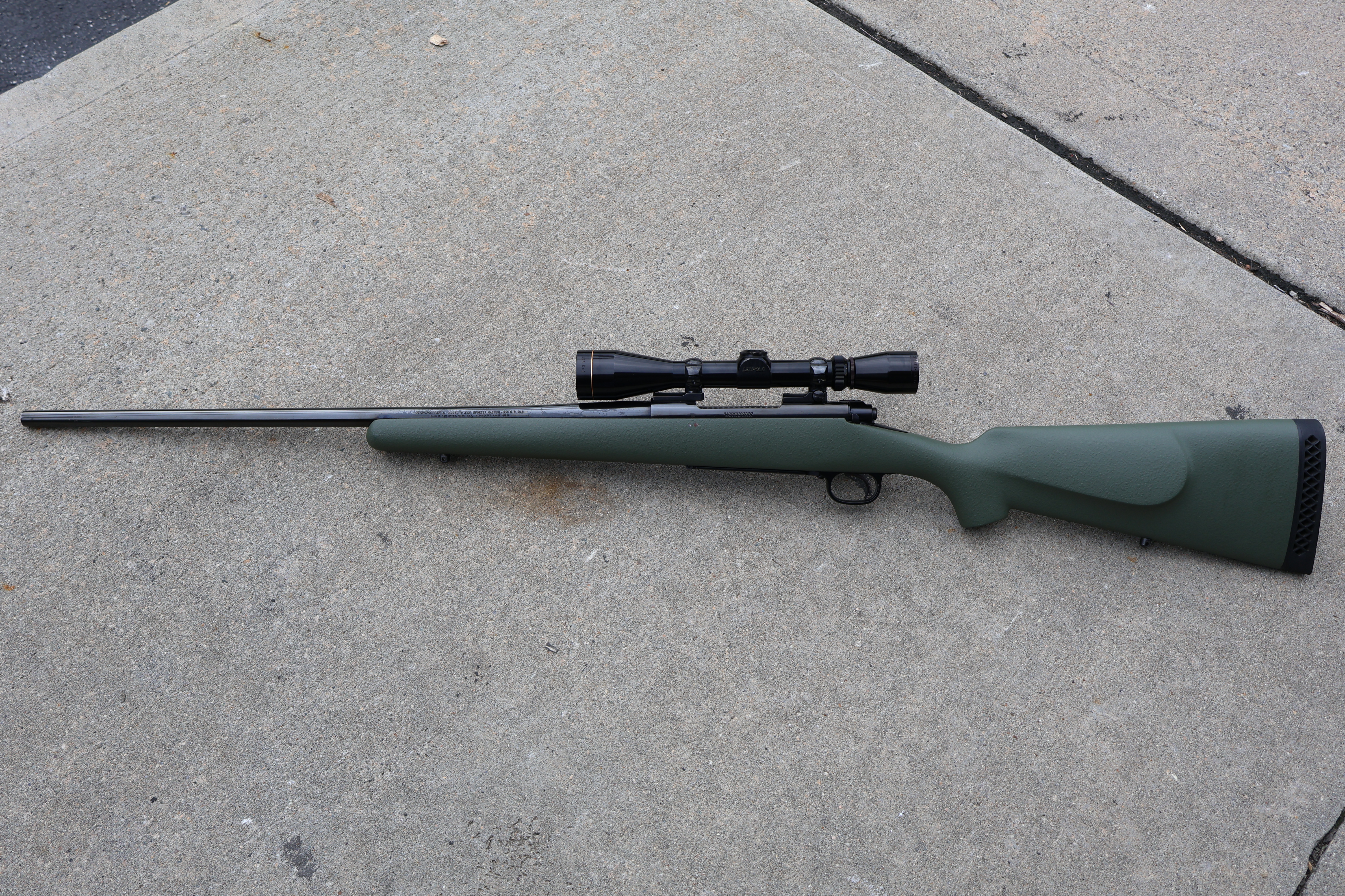 WINCHESTER MODEL 70 XTR SPORTER MAGNUM OD GREEN STOCK 24" BBL .338 WIN MAG-img-7