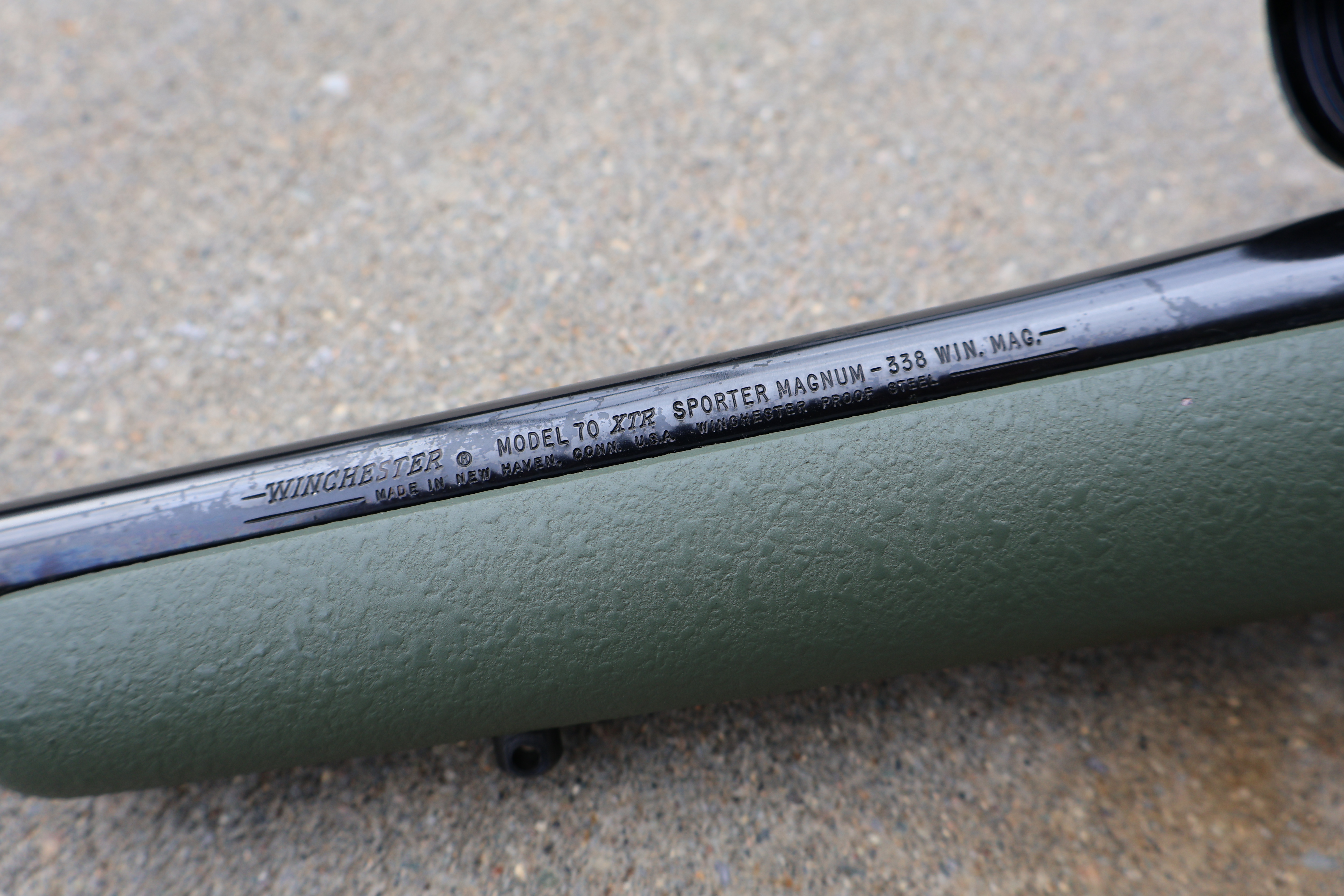 WINCHESTER MODEL 70 XTR SPORTER MAGNUM OD GREEN STOCK 24" BBL .338 WIN MAG-img-11