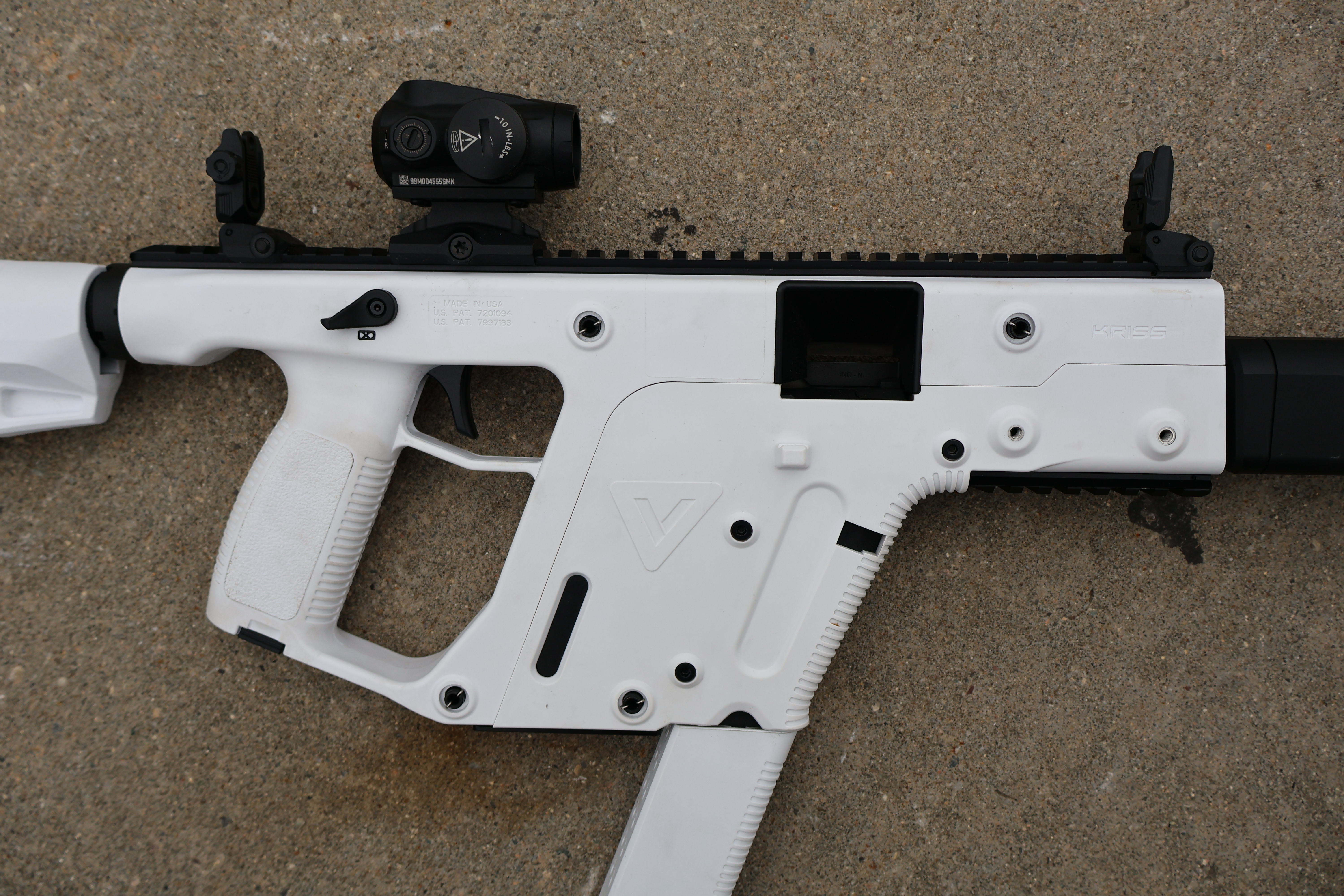 KRISS USA VECTOR CRB GEN2 ALPINE WHITE FAUX SUPPRESSOR 16" BBL .45 ACP-img-3