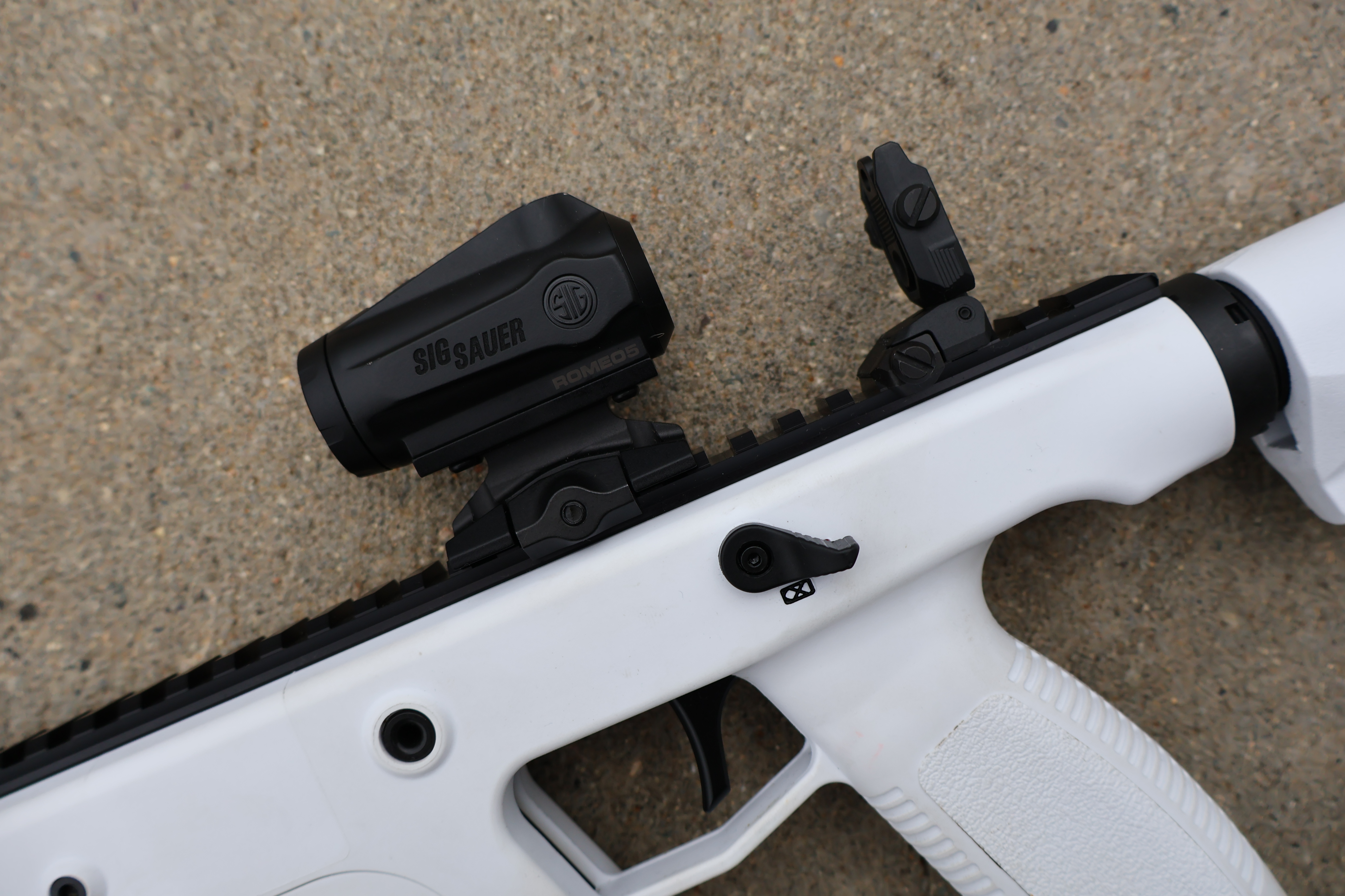 KRISS USA VECTOR CRB GEN2 ALPINE WHITE FAUX SUPPRESSOR 16" BBL .45 ACP-img-9