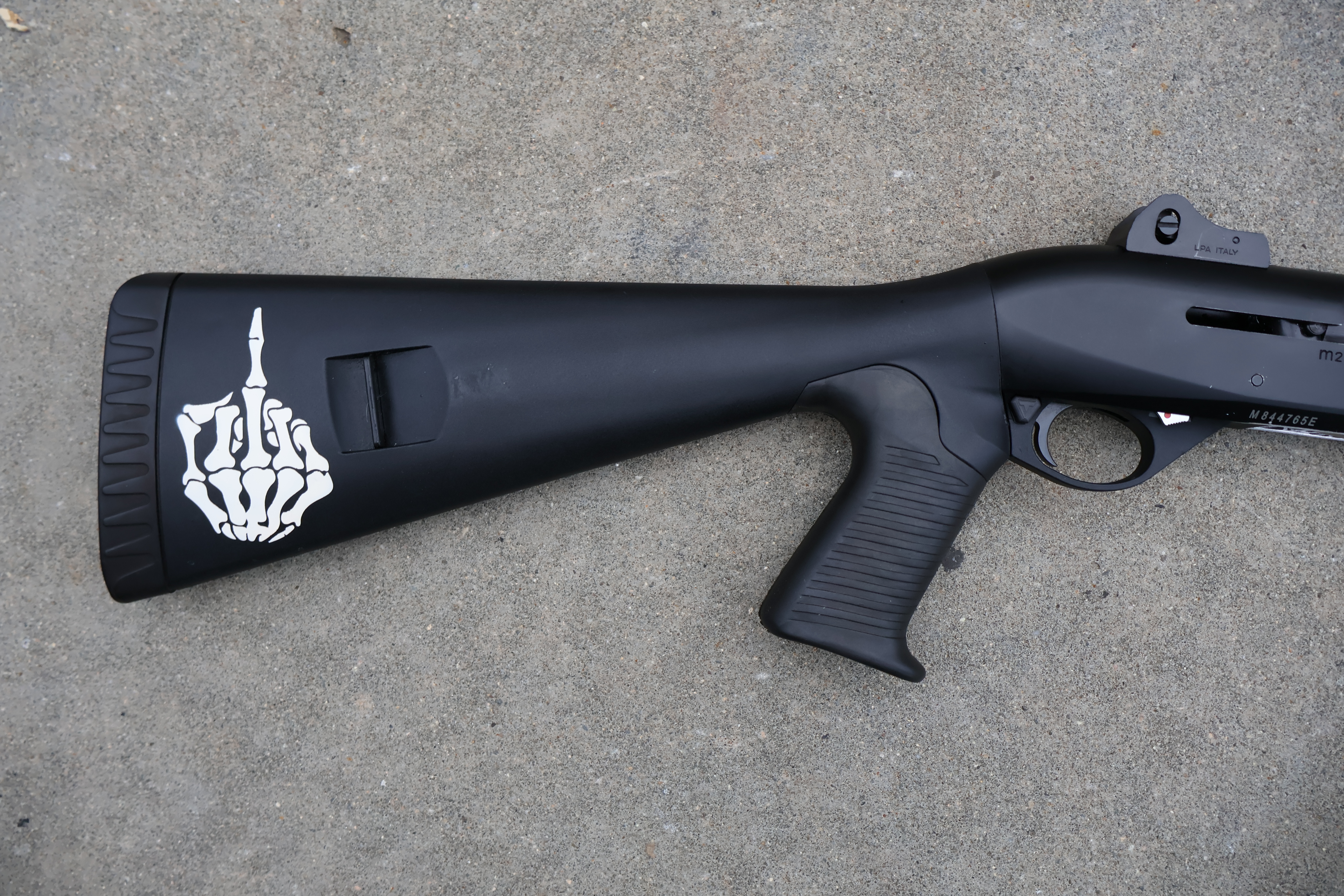 BENELLI M2 TACTICAL BLACK FINISH EXTENDED MAG GHOST RING 18.5" BBL 12GA-img-2