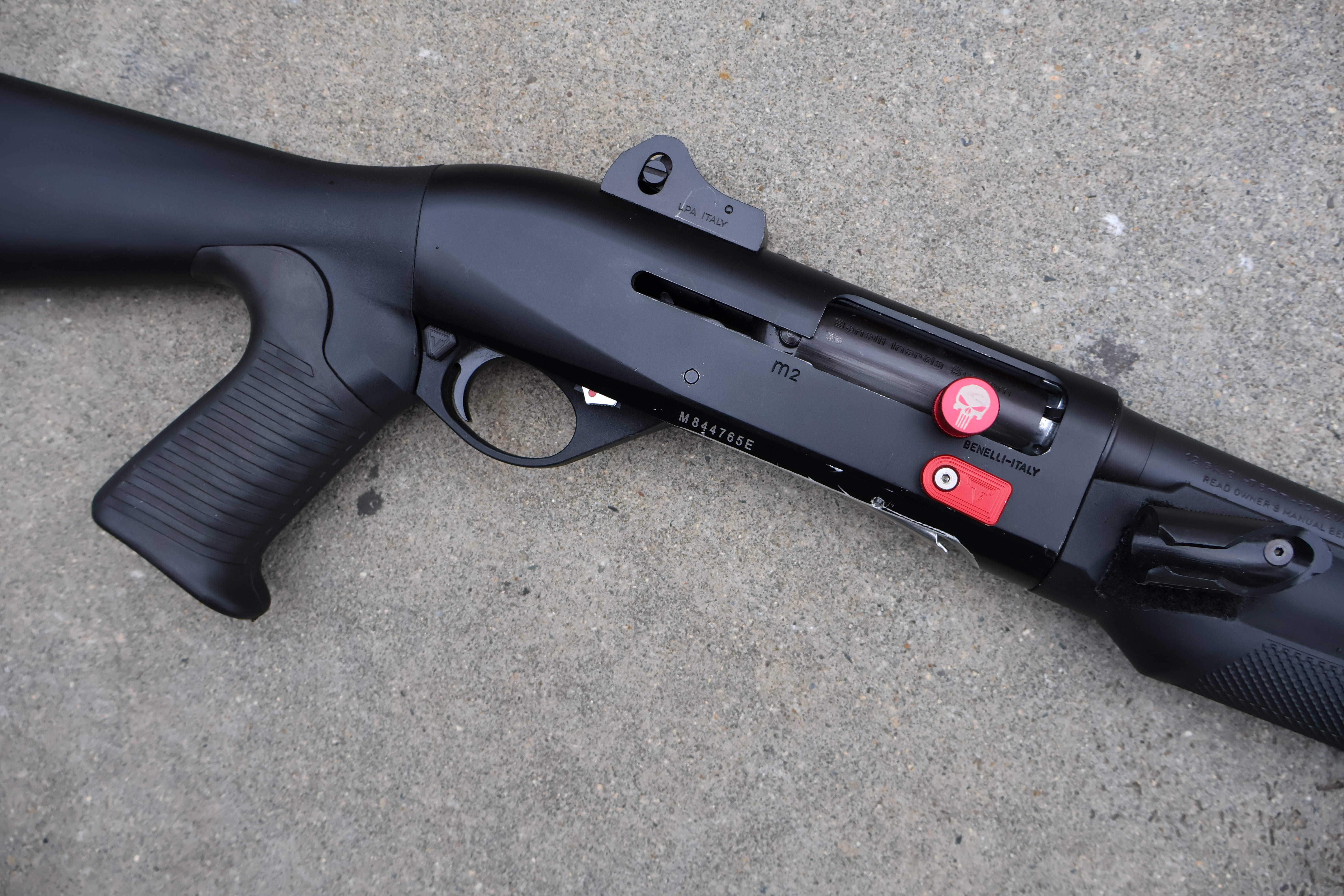 BENELLI M2 TACTICAL BLACK FINISH EXTENDED MAG GHOST RING 18.5" BBL 12GA-img-3