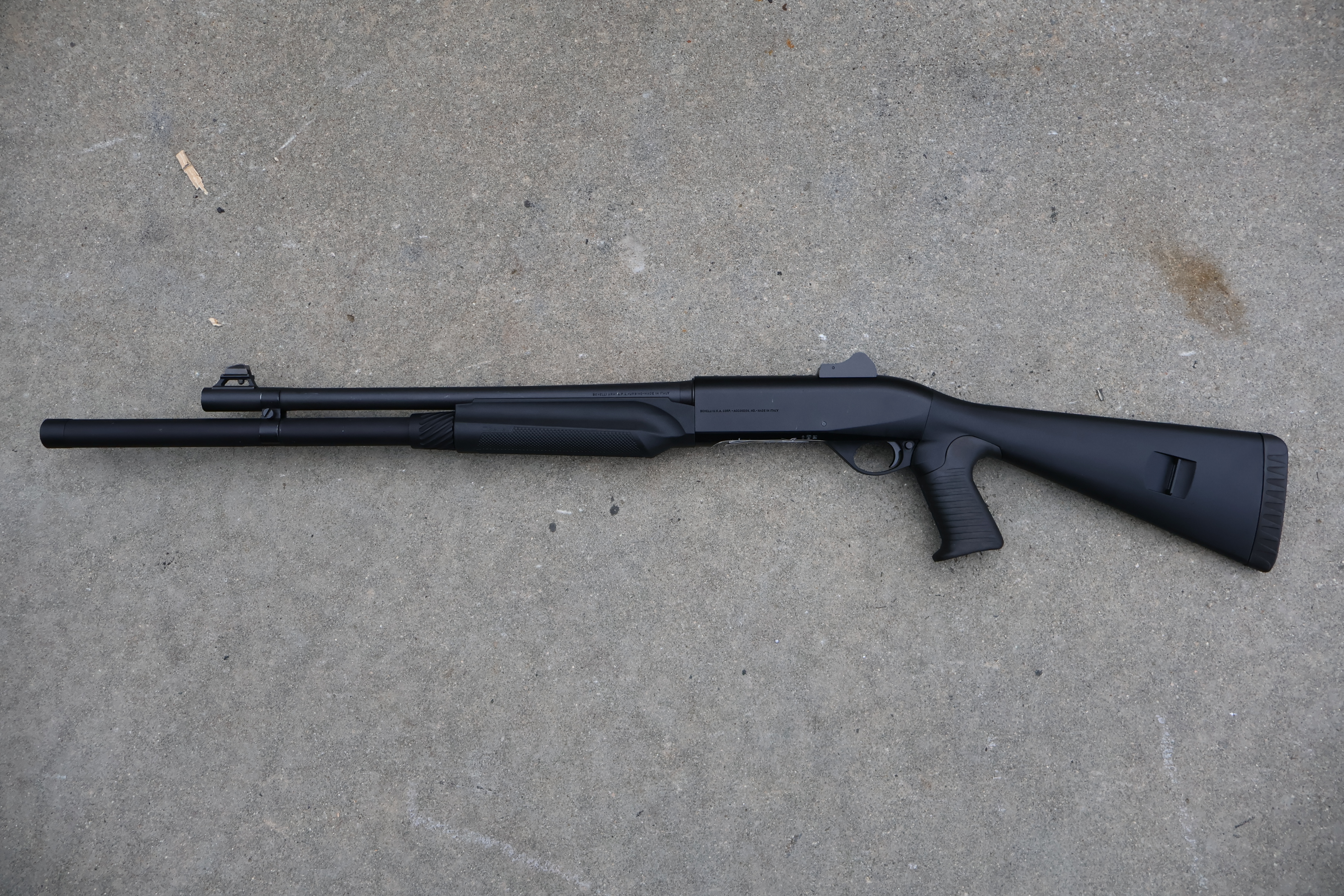 BENELLI M2 TACTICAL BLACK FINISH EXTENDED MAG GHOST RING 18.5" BBL 12GA-img-7